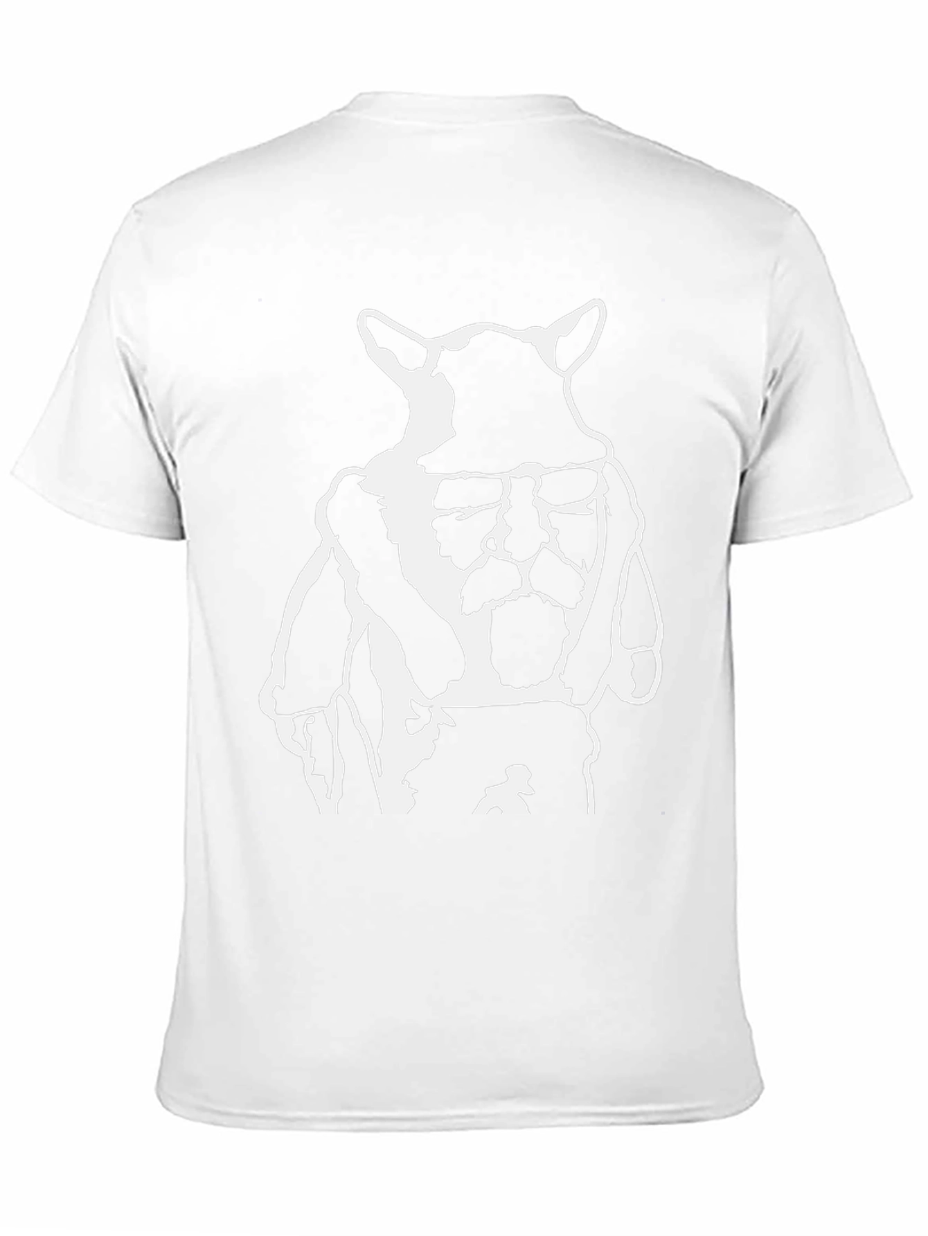 Black Graphic Tee - Yoda DJ Design