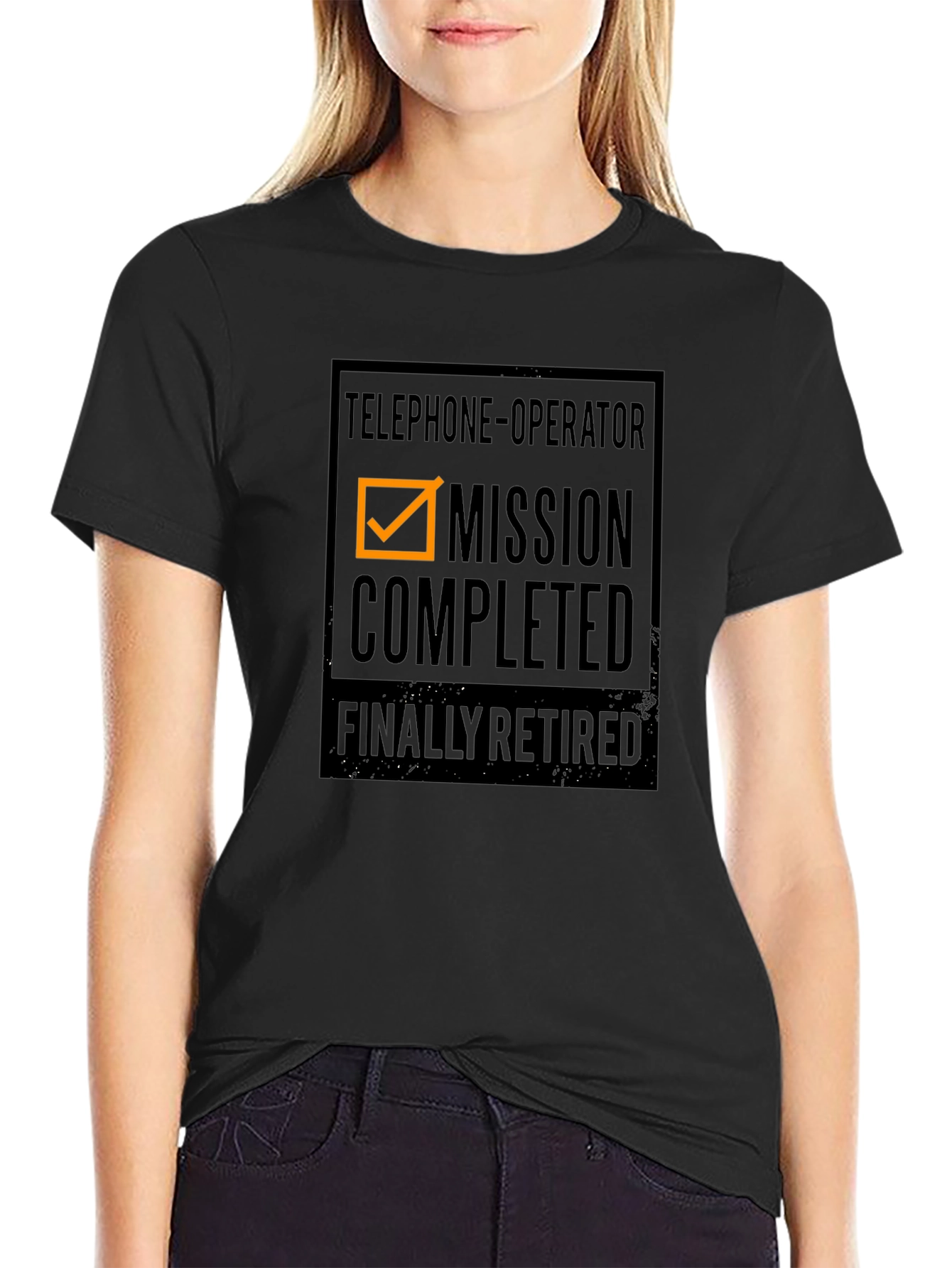 Retired Telephone Operator T-Shirt - Mission Completed!
