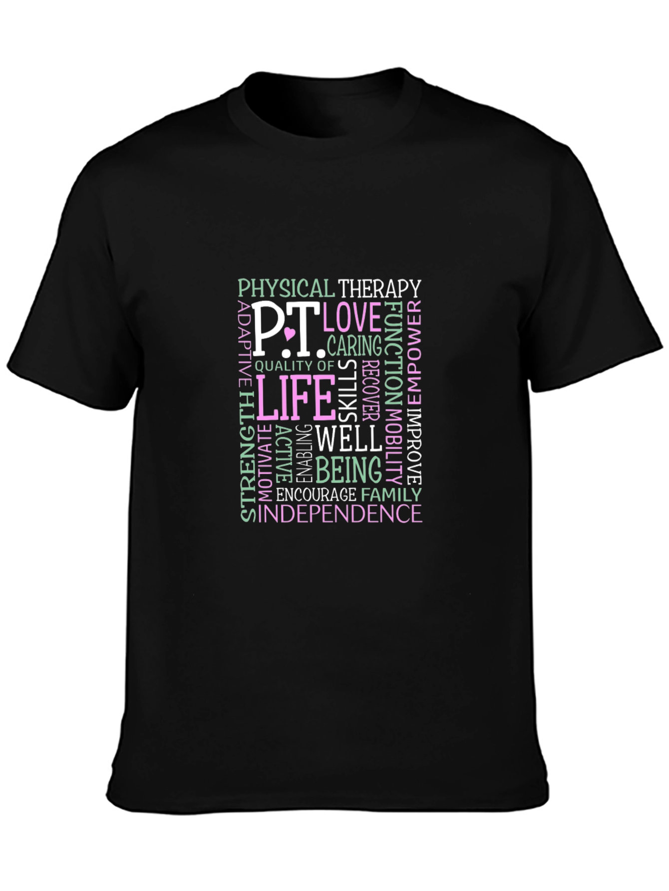 Physical Therapy Word Cloud T-Shirt