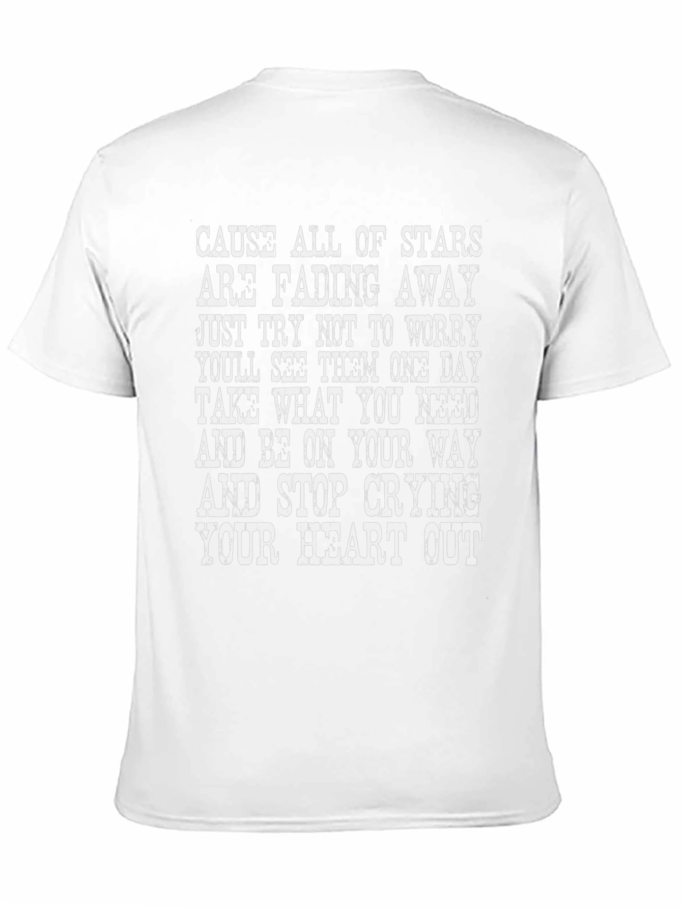 Stars Fading Away Graphic Tee