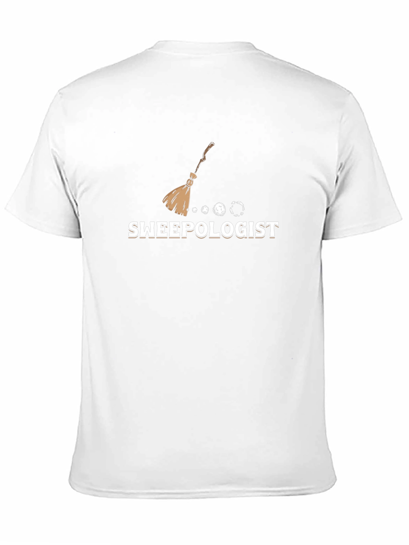 Sweepologist Black Cotton Graphic Tee