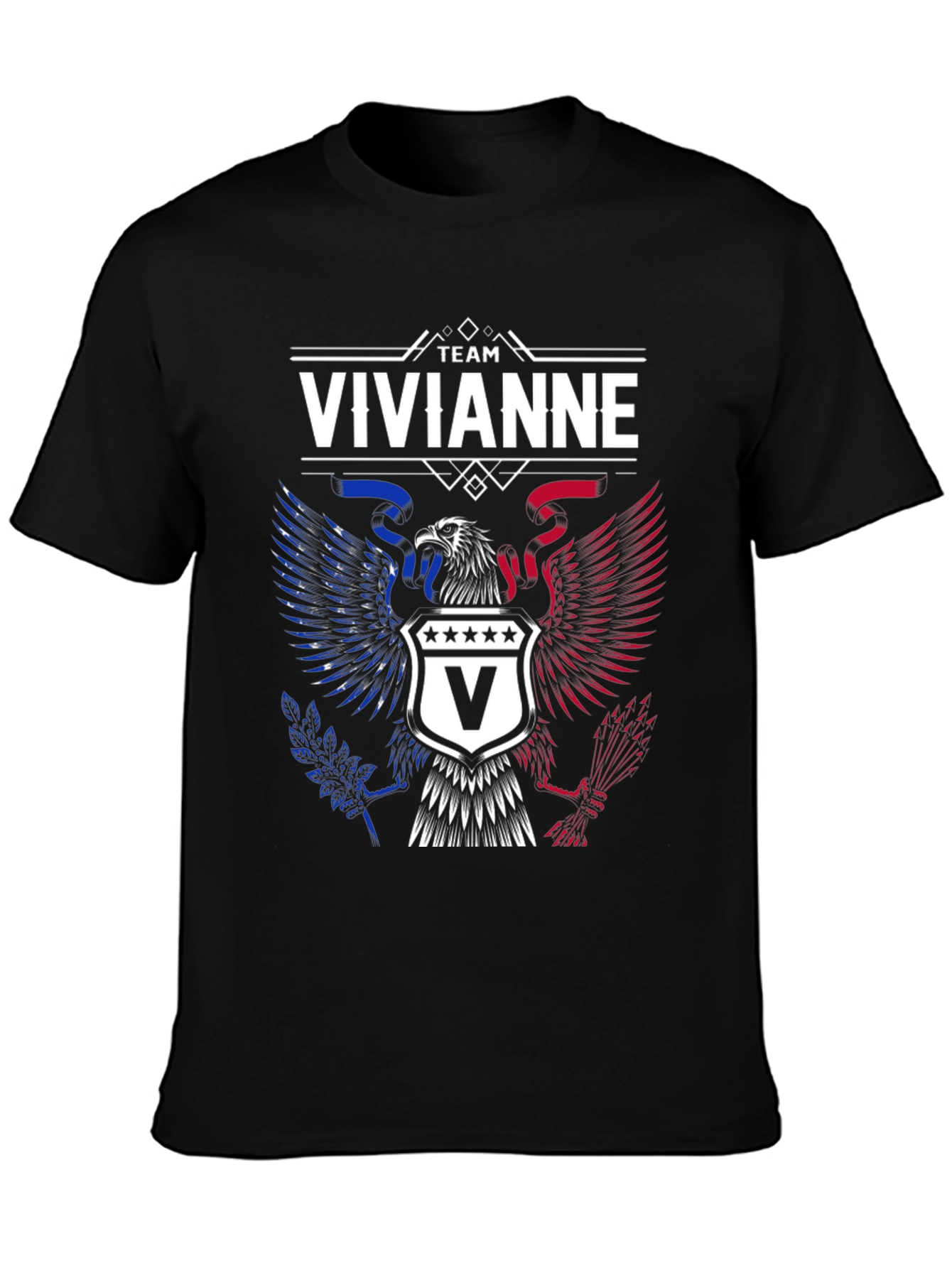 Team Vivianne Eagle Crest Graphic T-Shirt