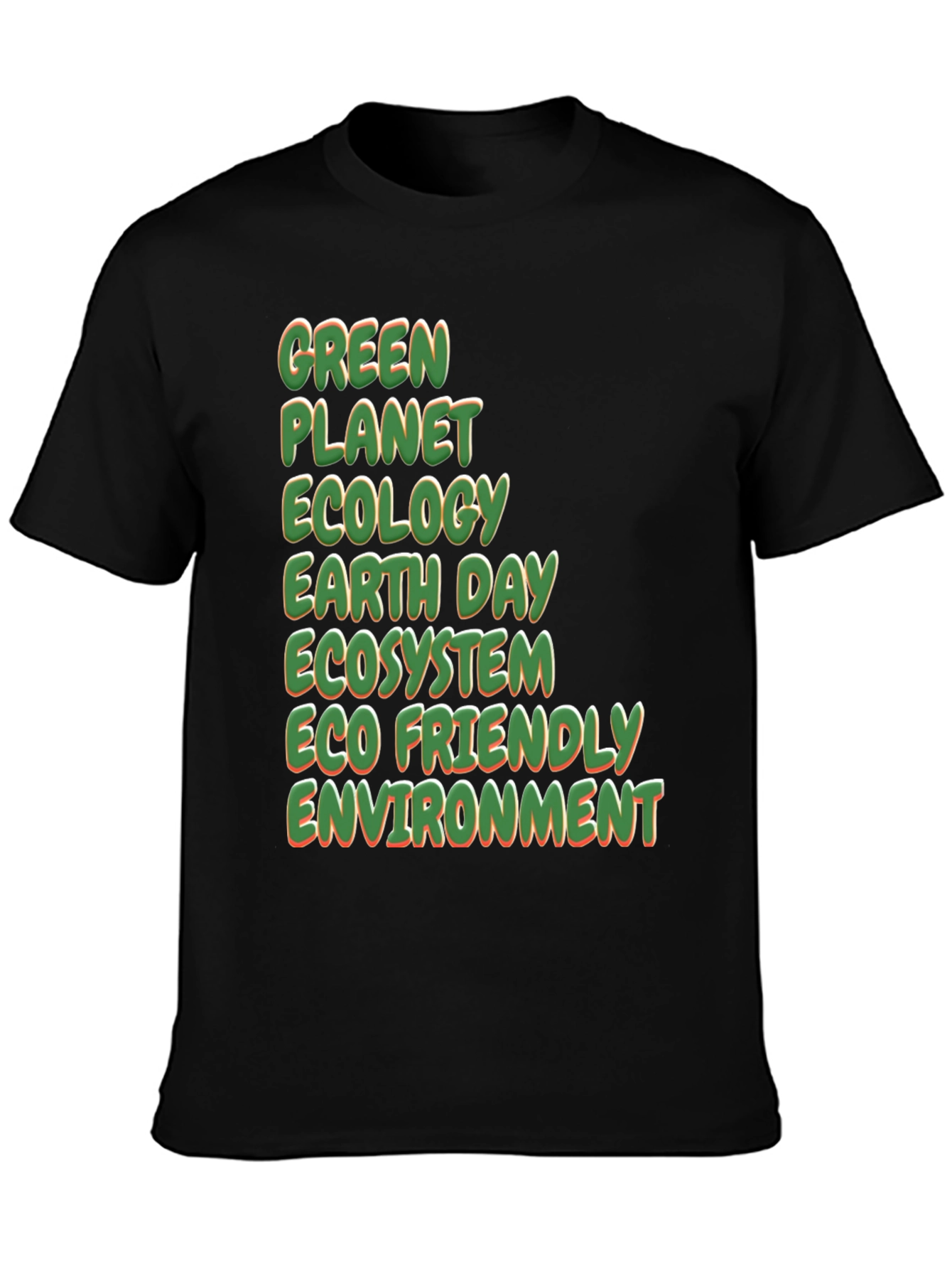 Eco-Friendly Graphic T-Shirt - Green Planet Ecology