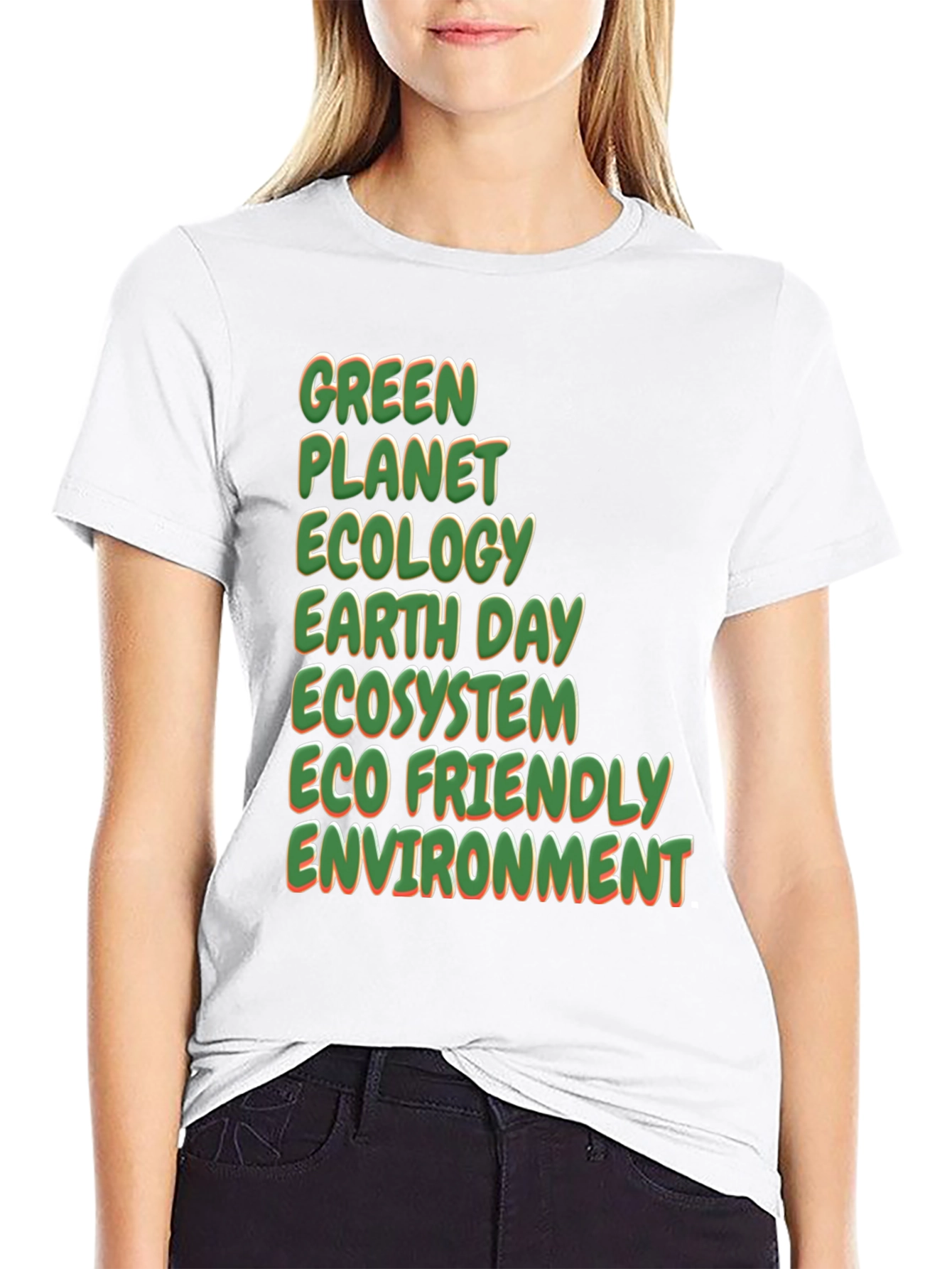Eco-Friendly Graphic T-Shirt - Green Planet Ecology