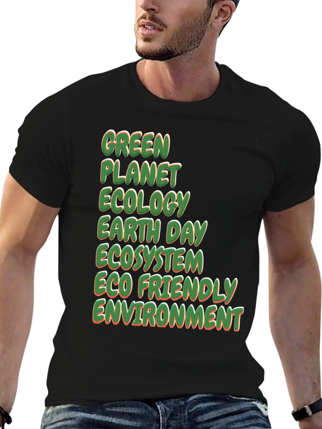 Eco-Friendly Graphic T-Shirt - Green Planet Ecology