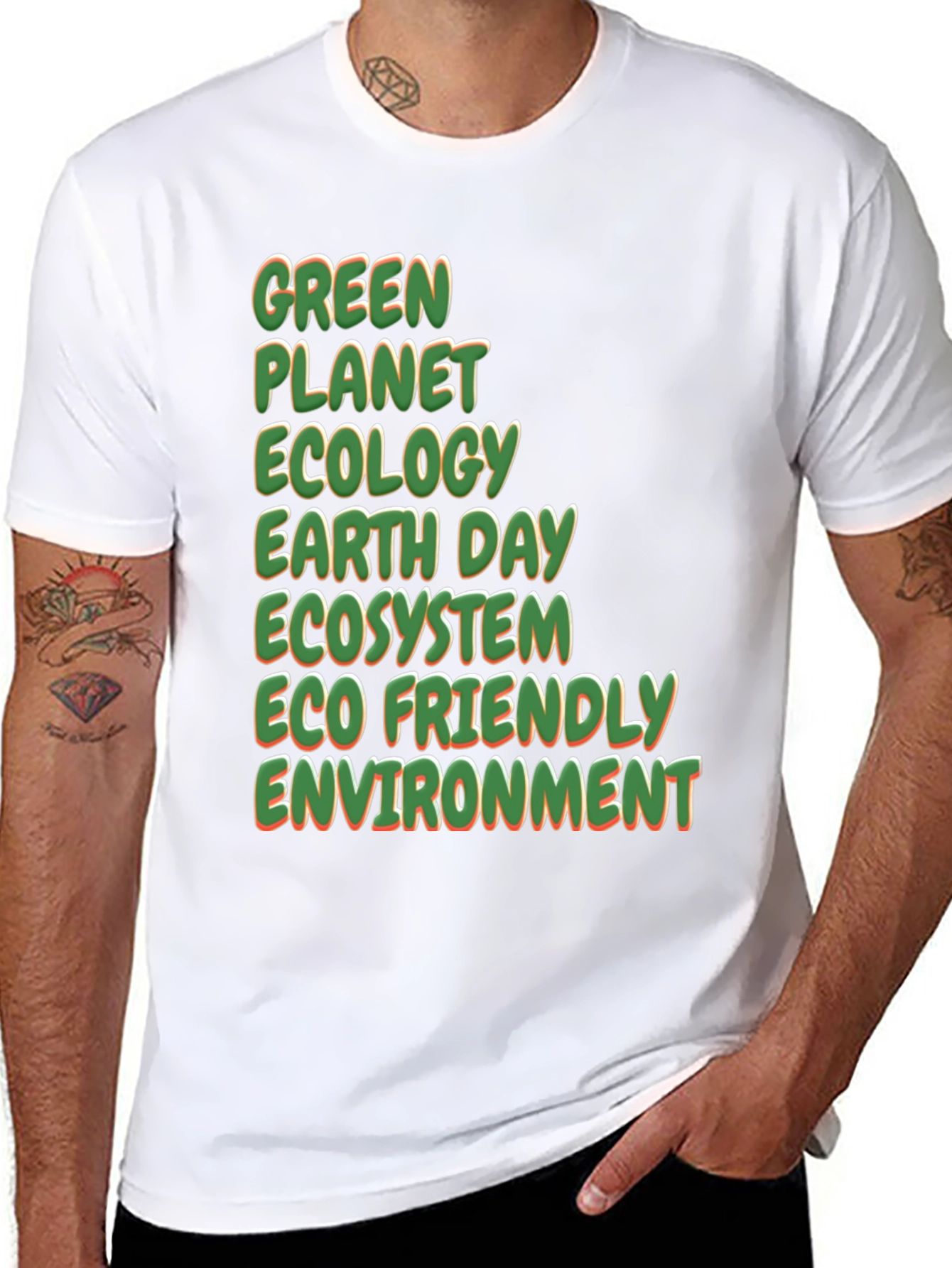 Eco-Friendly Graphic T-Shirt - Green Planet Ecology