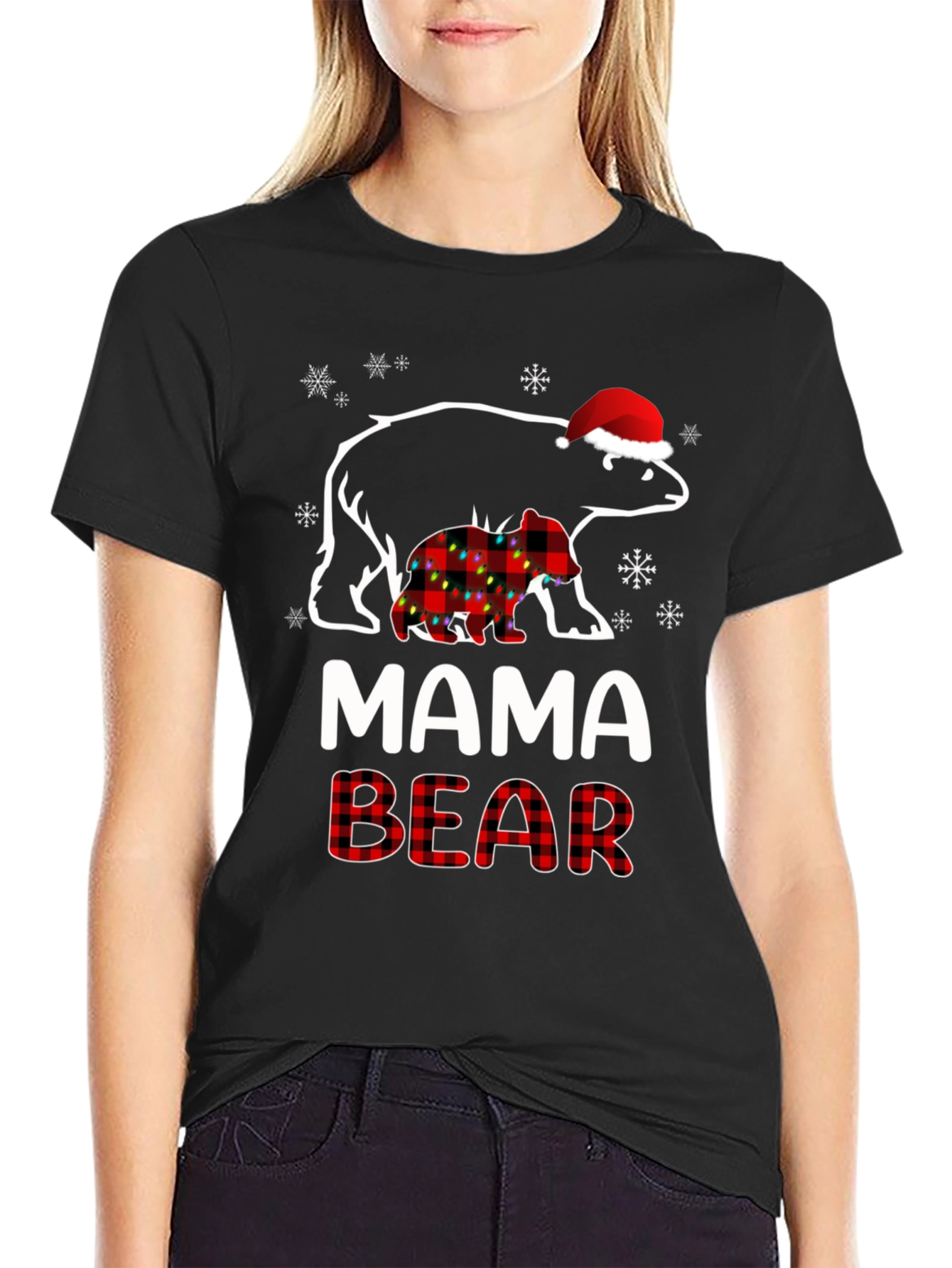 Mama Bear Christmas T-Shirt