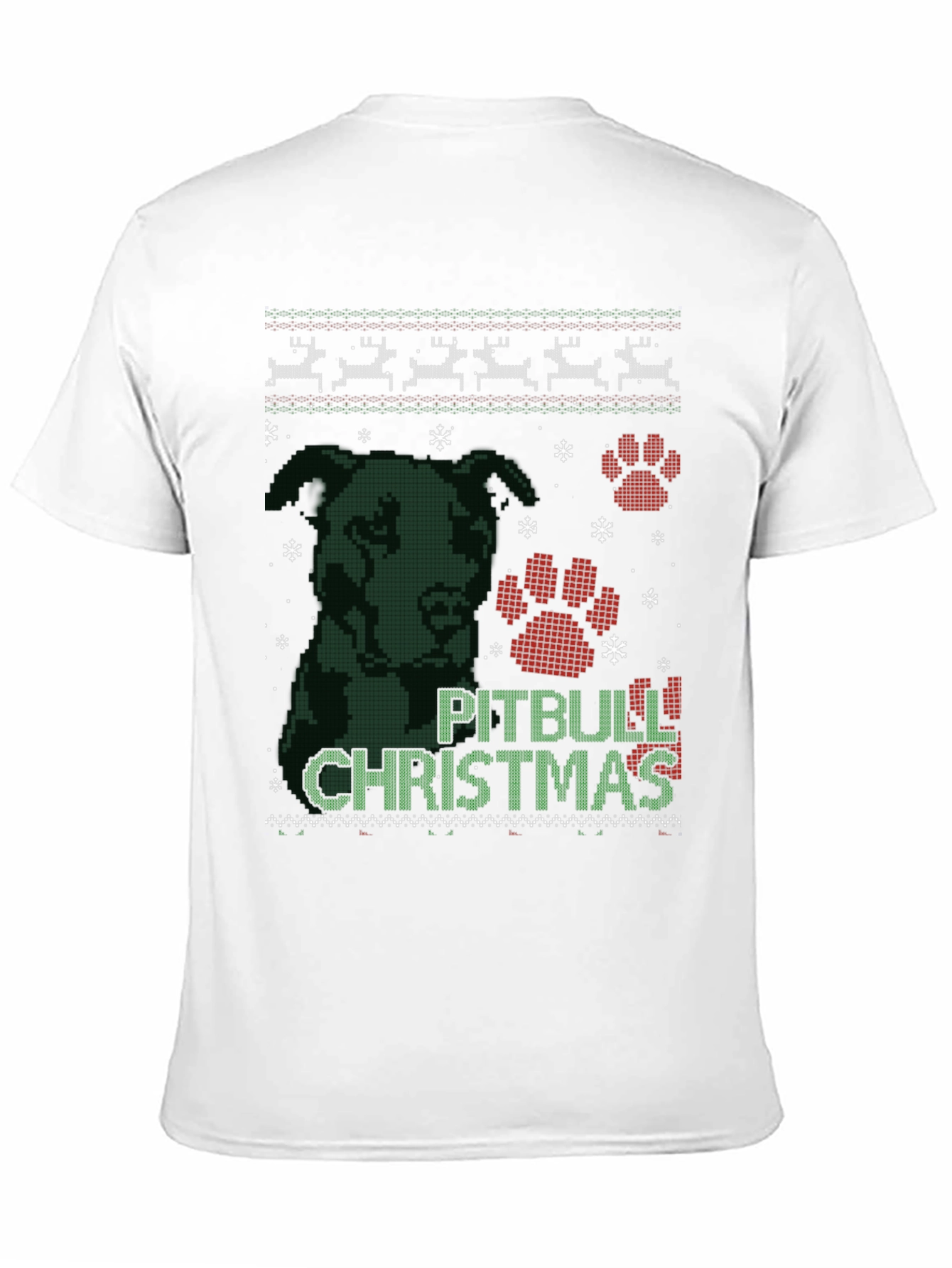 Pitbull Christmas Ugly Sweater T-Shirt