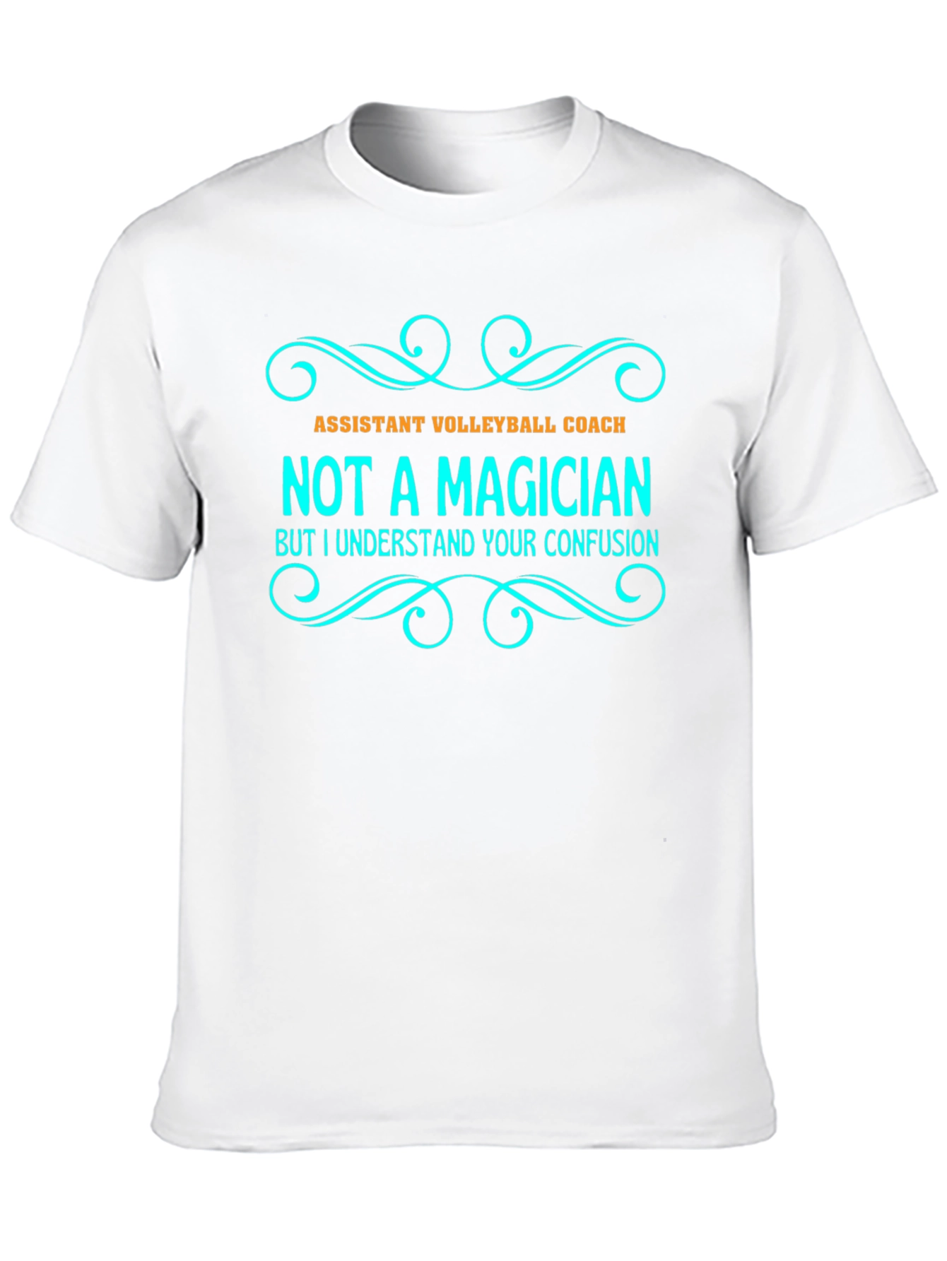 Funny Volleyball Coach T-Shirt - Not a Magician