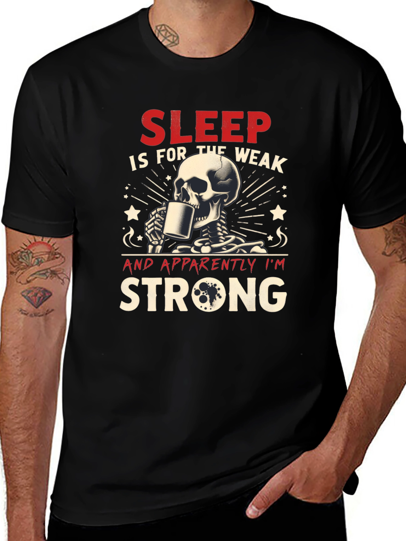 Sleep is for the Weak Graphic Tee