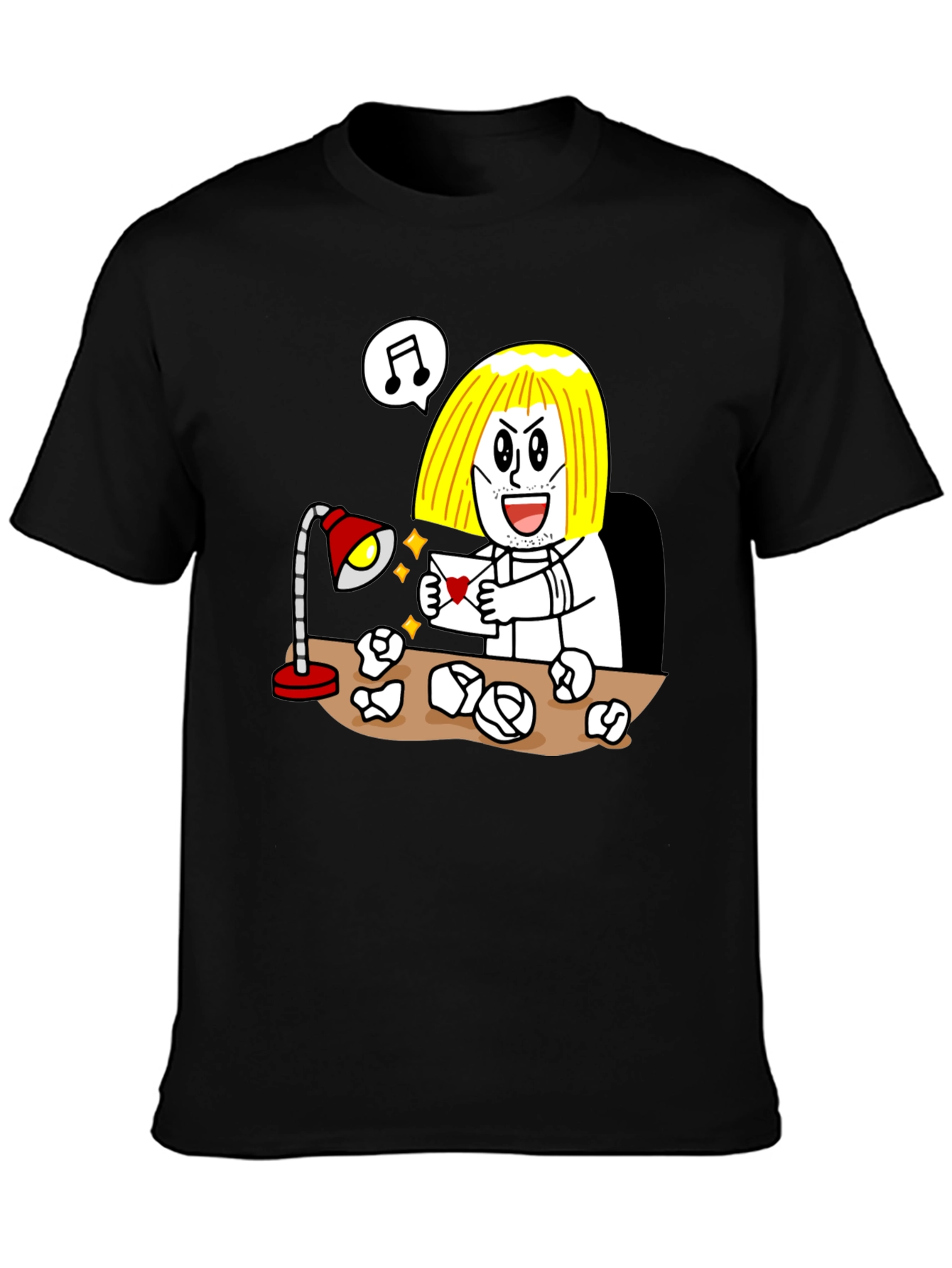 Creative Writer T-Shirt - Black Graphic Tee