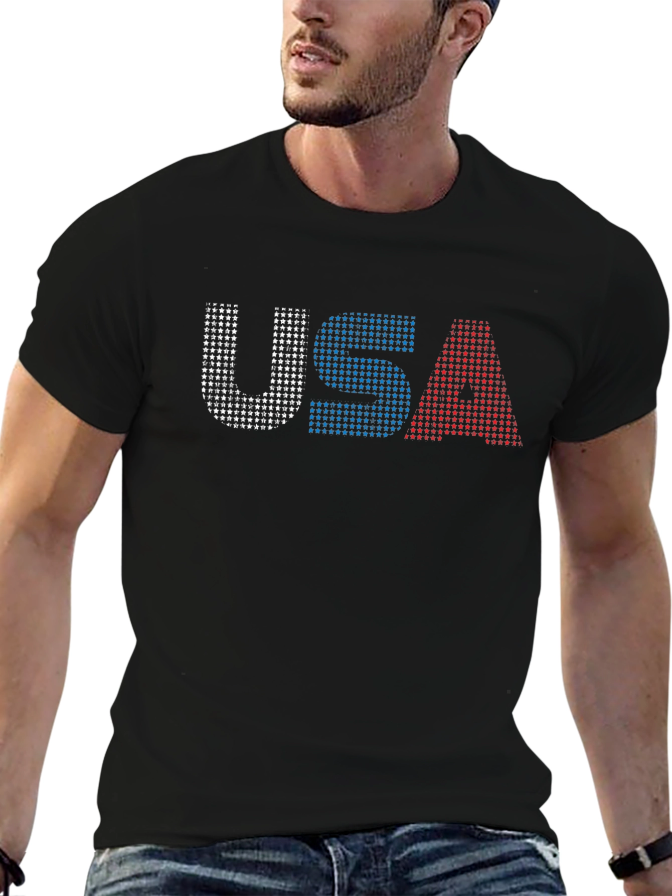 USA Graphic Tee Patriotic American Pride Shirt