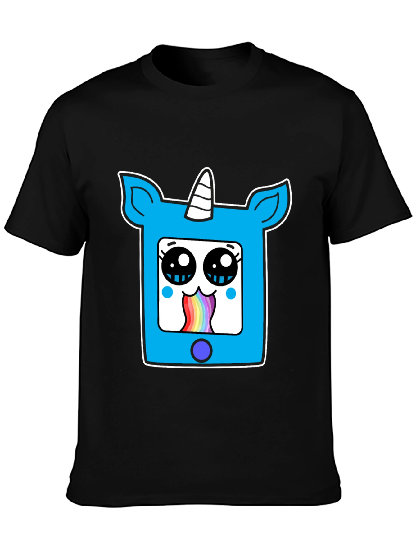 Unicorn Rainbow Vomit Graphic Tee