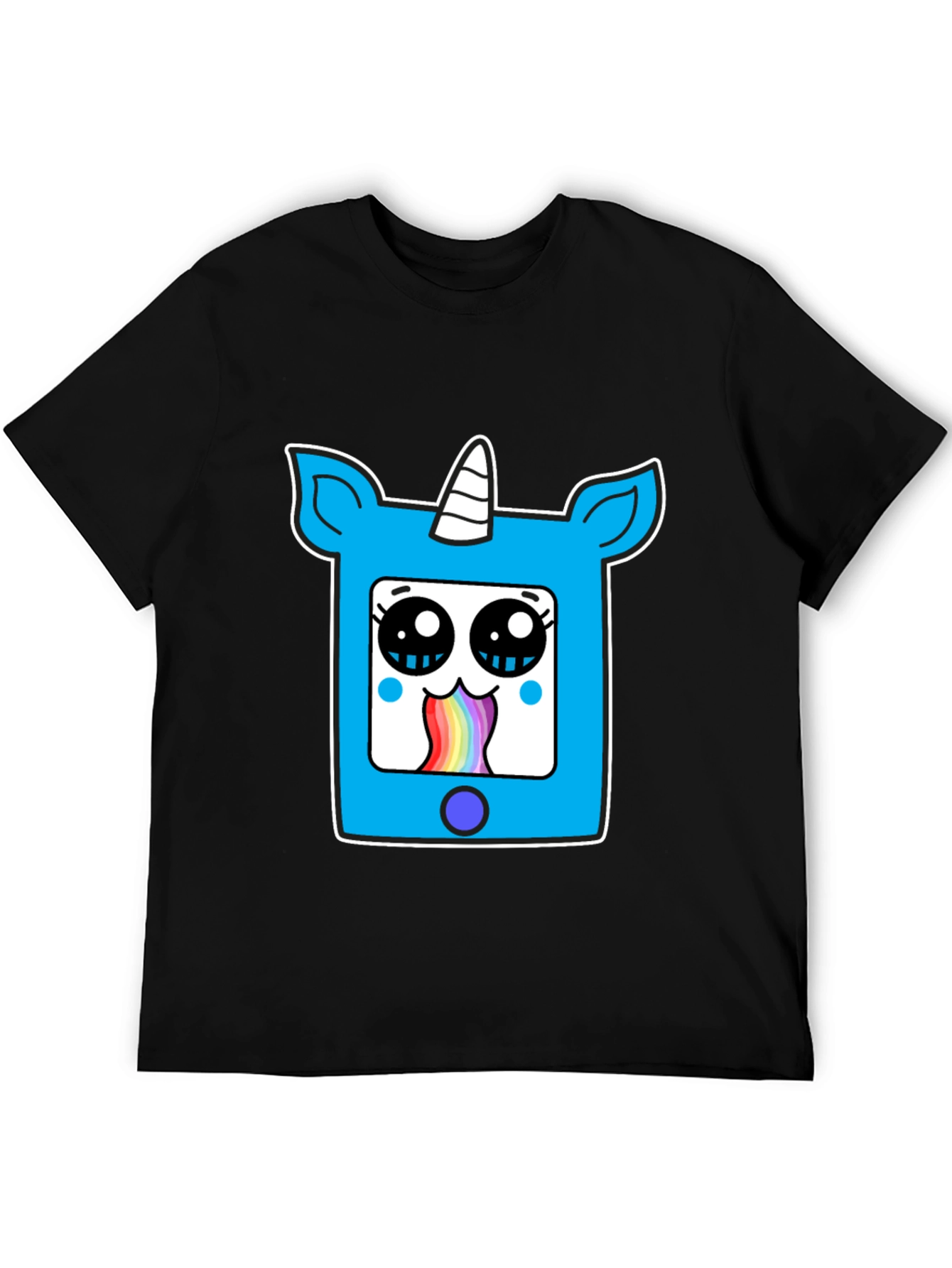 Unicorn Rainbow Vomit Graphic Tee