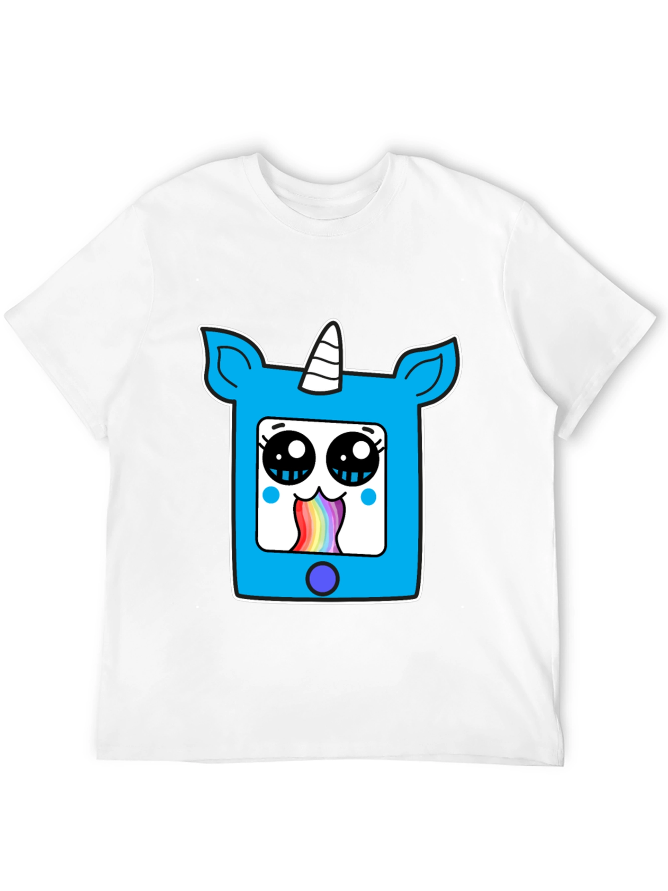 Unicorn Rainbow Vomit Graphic Tee