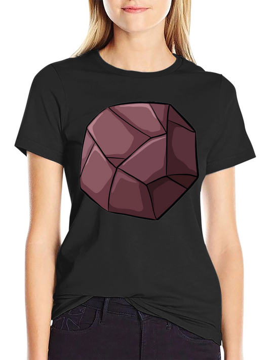 Geometric Rock Graphic Tee - Unique Design T-Shirt