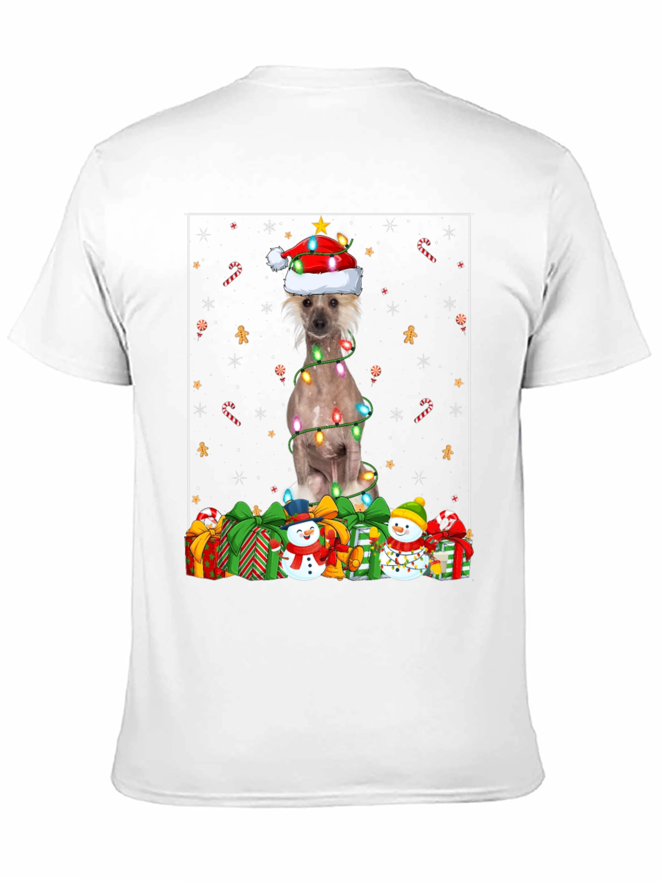 Festive Dog Christmas T-Shirt
