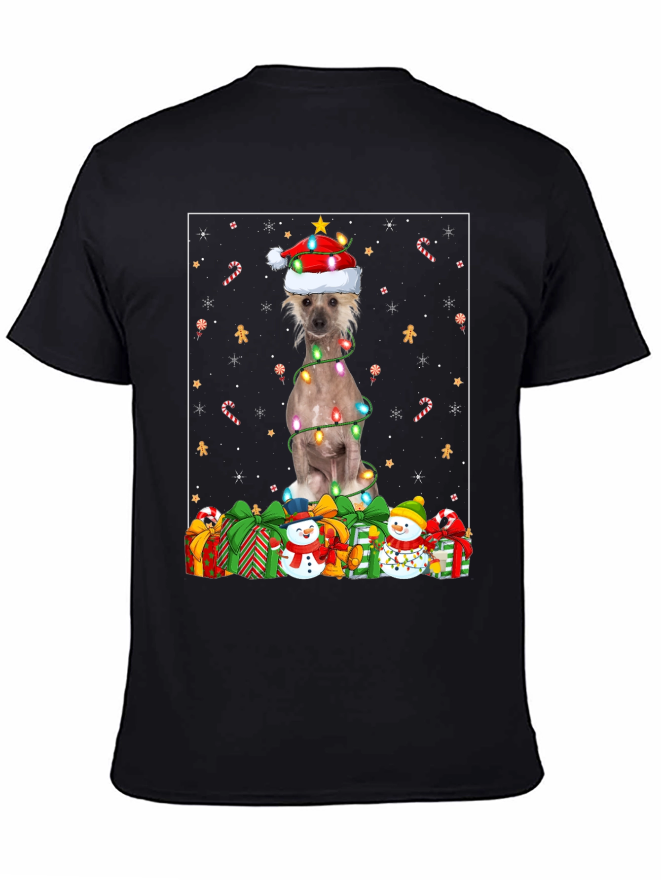 Festive Dog Christmas T-Shirt