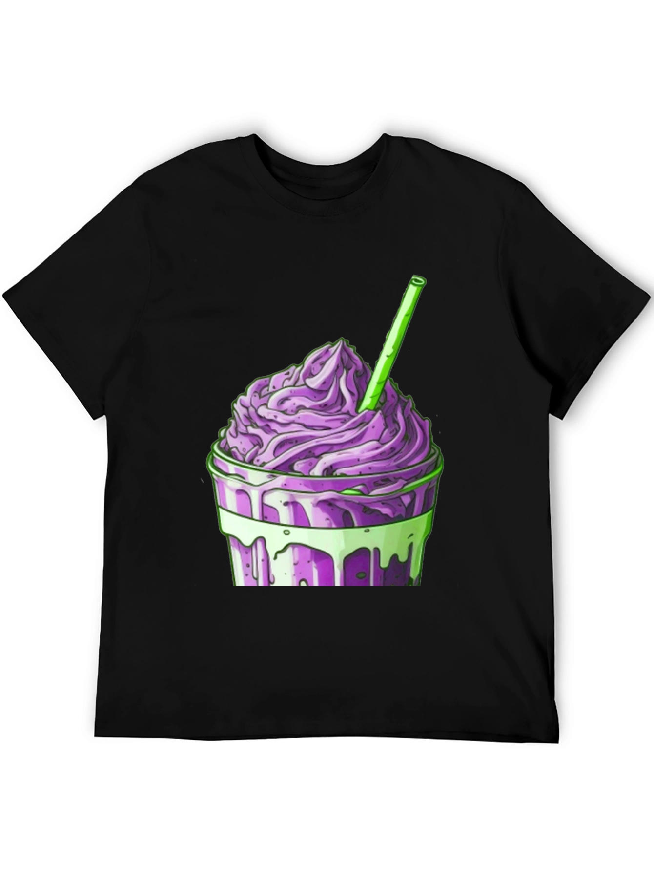 Purple Smoothie Graphic T-Shirt