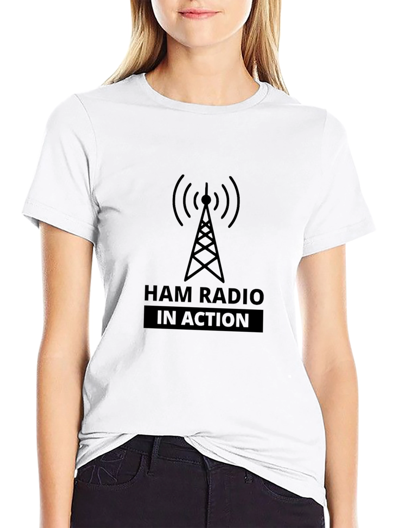 Ham Radio In Action Graphic T-Shirt