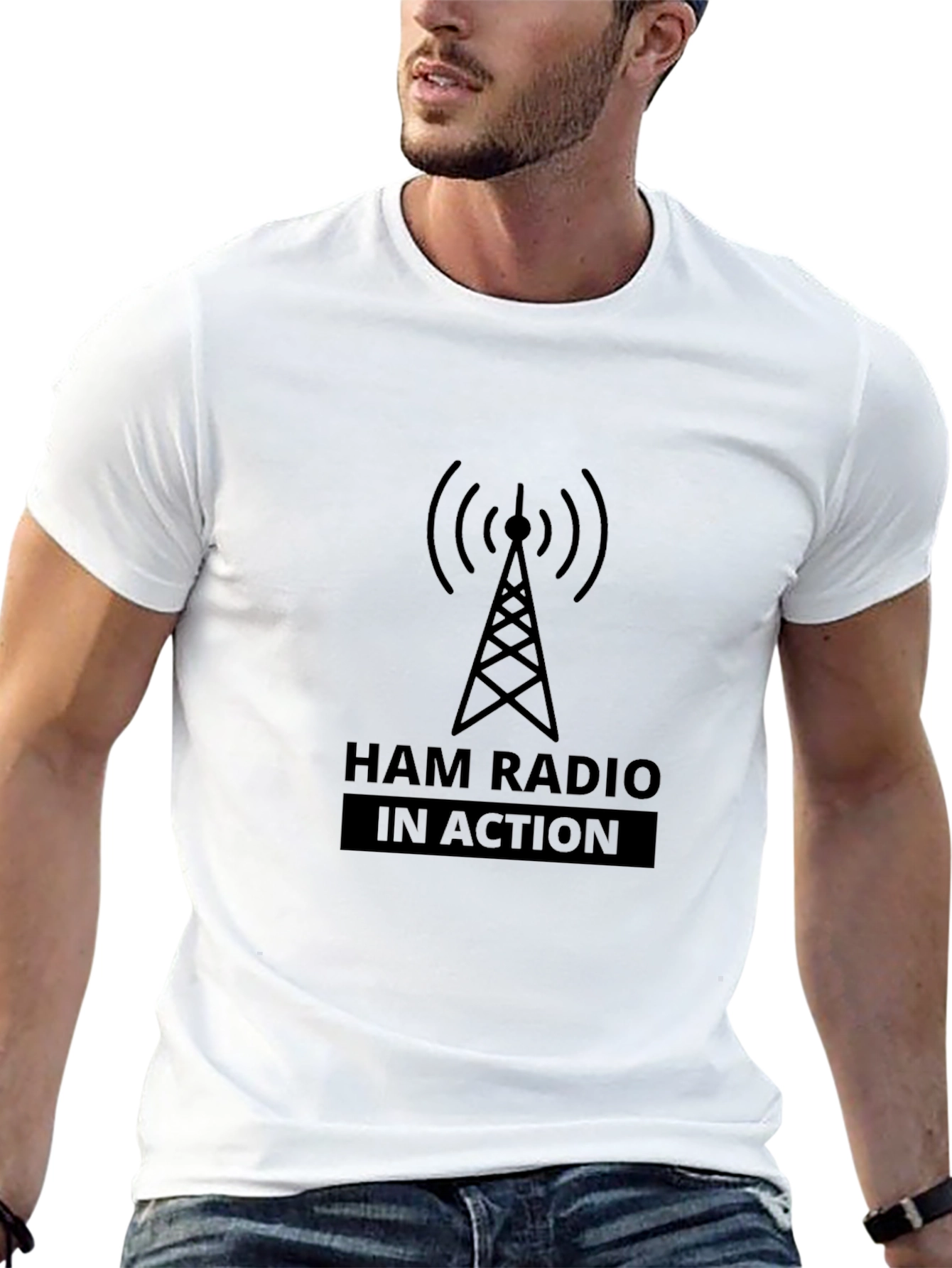 Ham Radio In Action Graphic T-Shirt