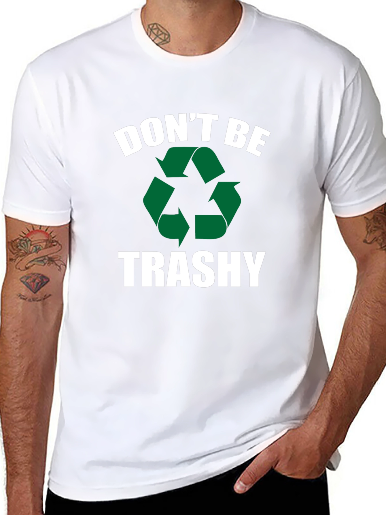 Dont Be Trashy Recycle Graphic T-Shirt