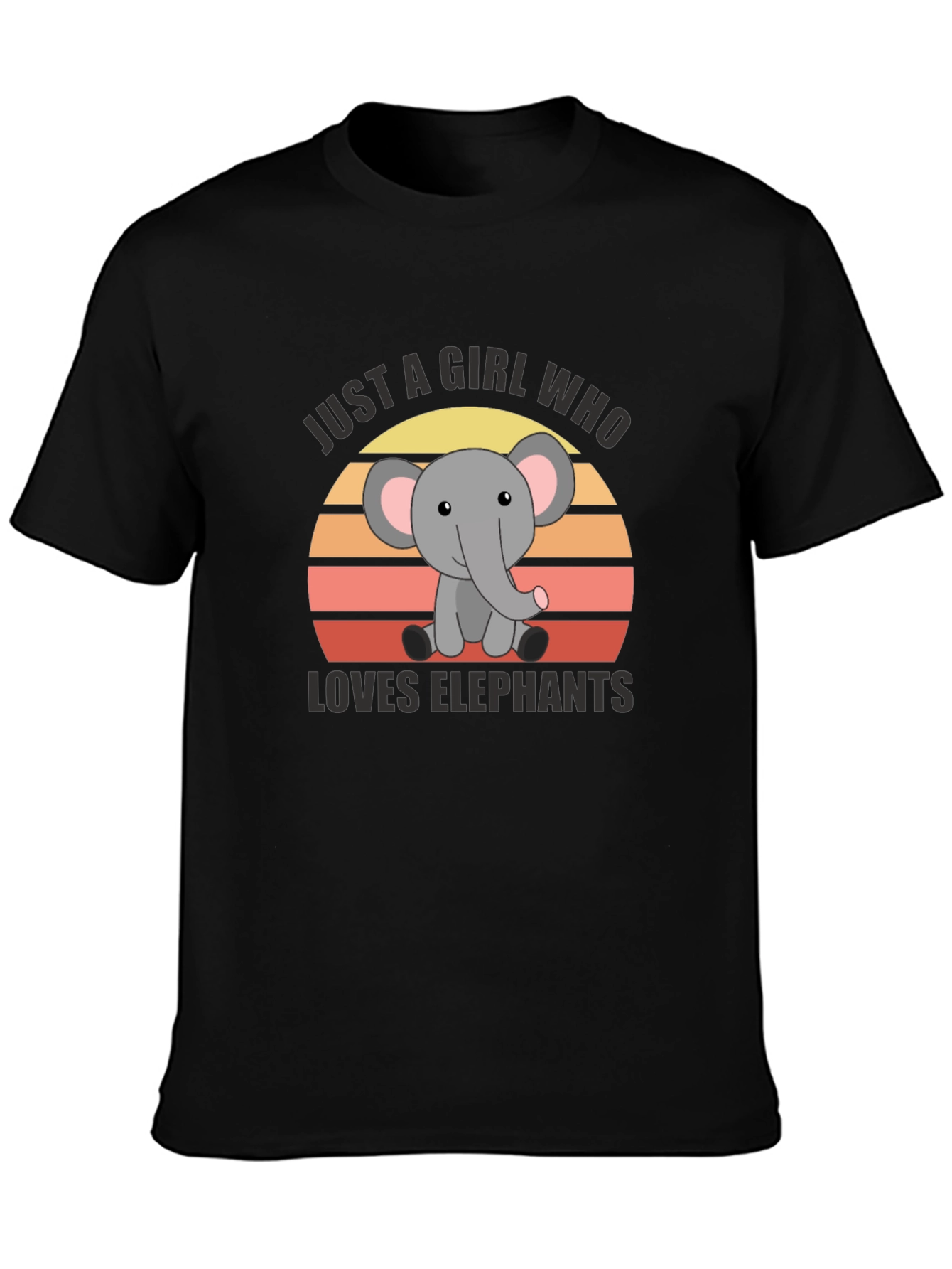 Just a Girl Who Loves Elephants T-Shirt
