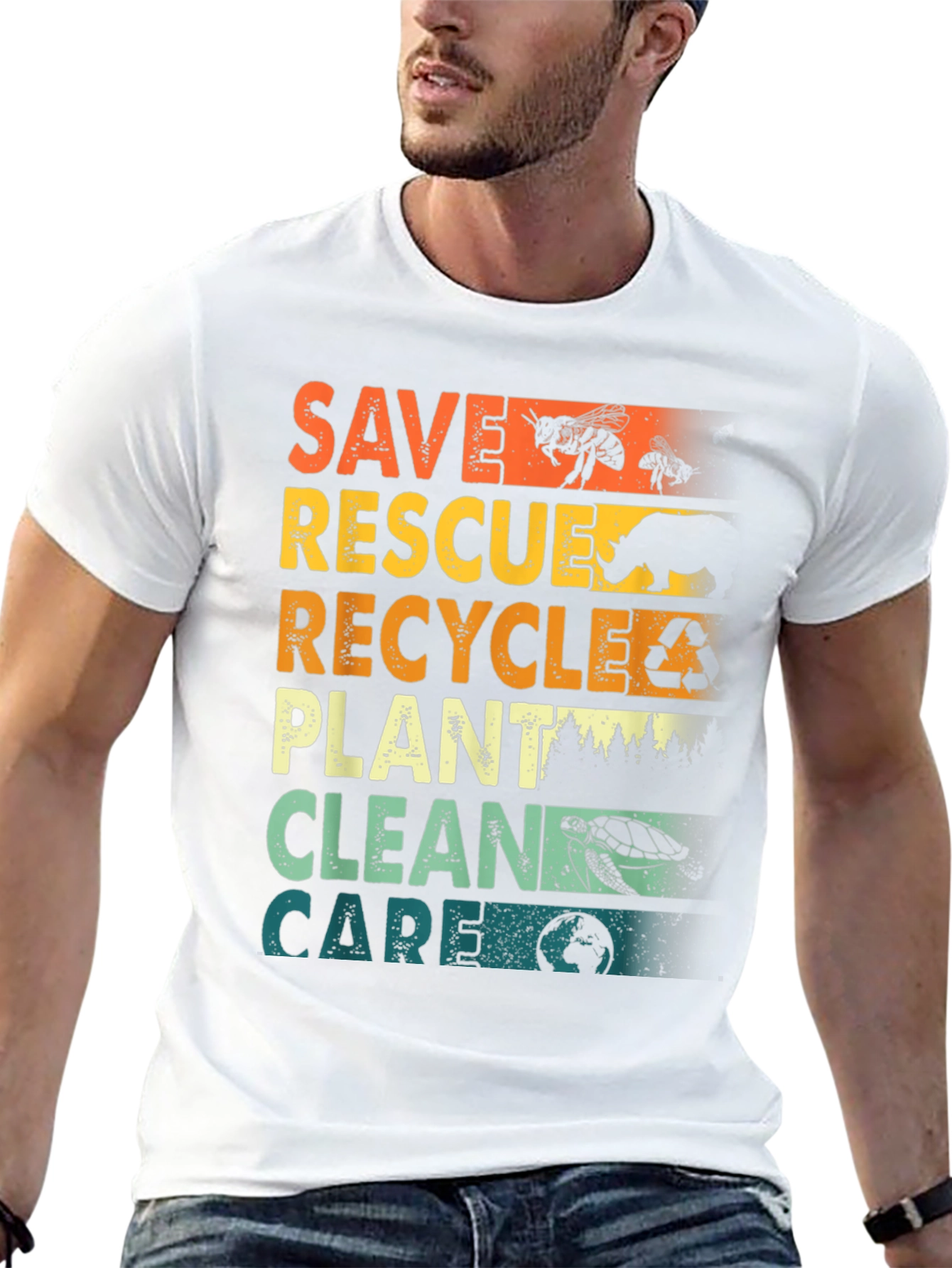 Eco-Friendly Save Rescue T-Shirt
