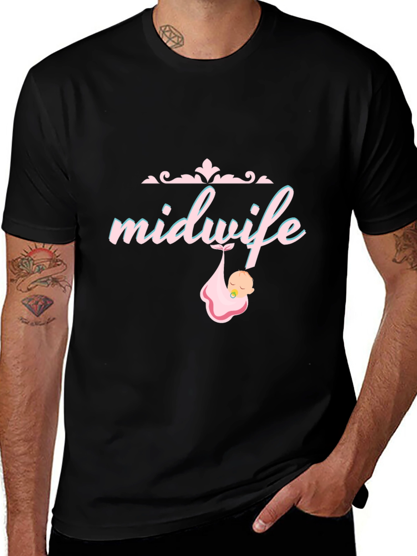 Midwife T-Shirt - Cute Baby Graphic Tee