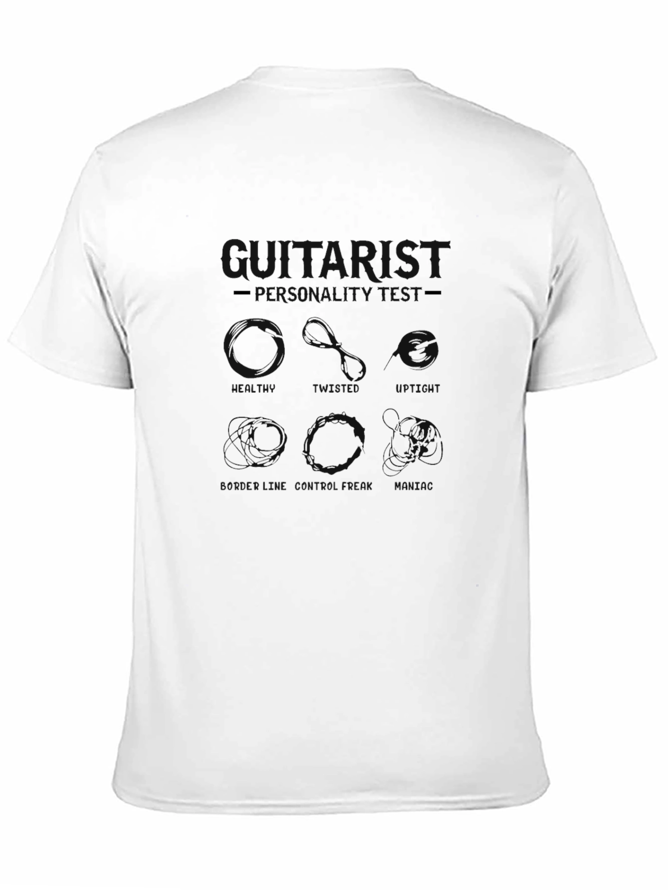 Mens Black Graphic Tee