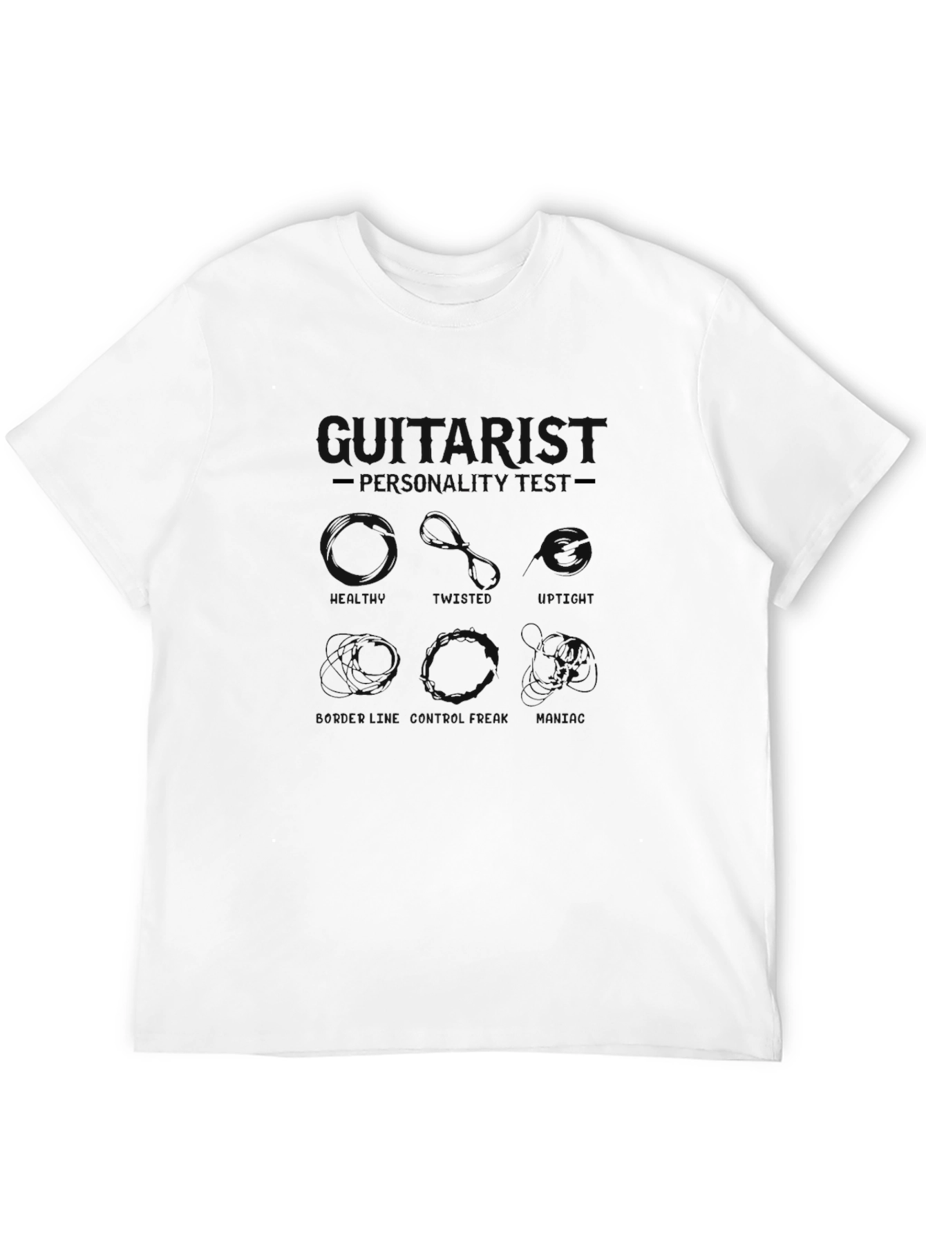 Mens Black Graphic Tee