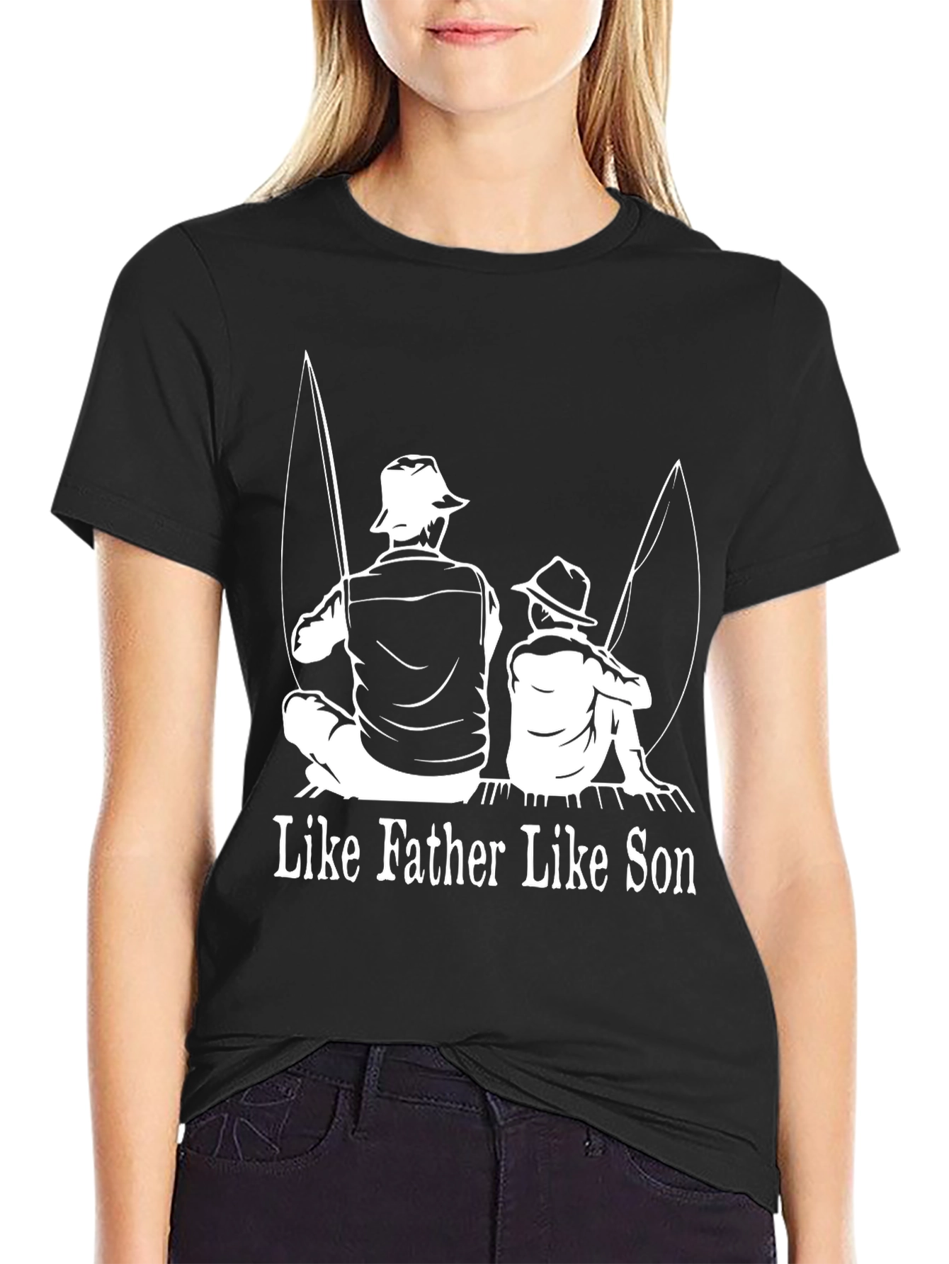 Like Father Like Son Fishing T-Shirt