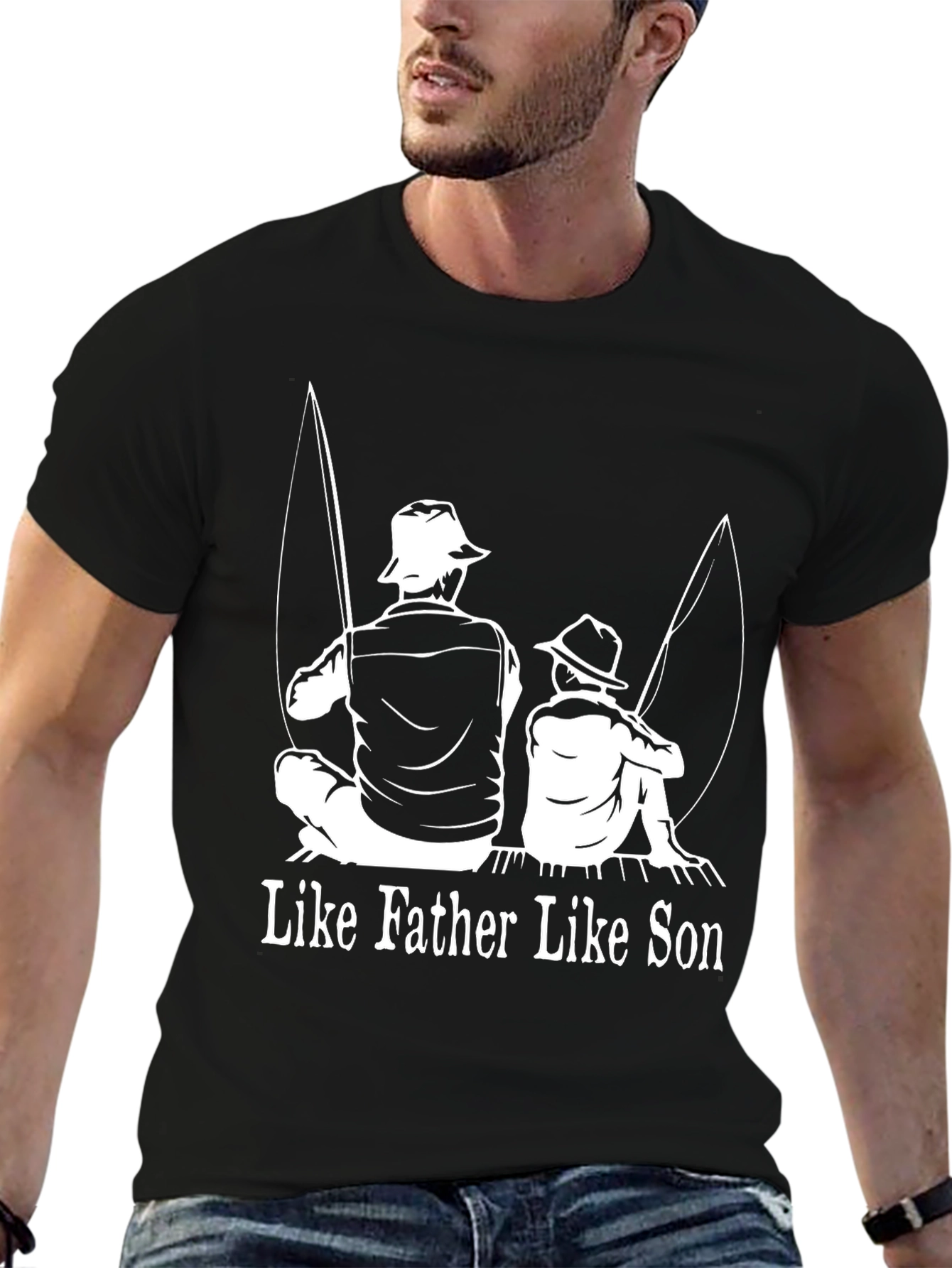 Like Father Like Son Fishing T-Shirt
