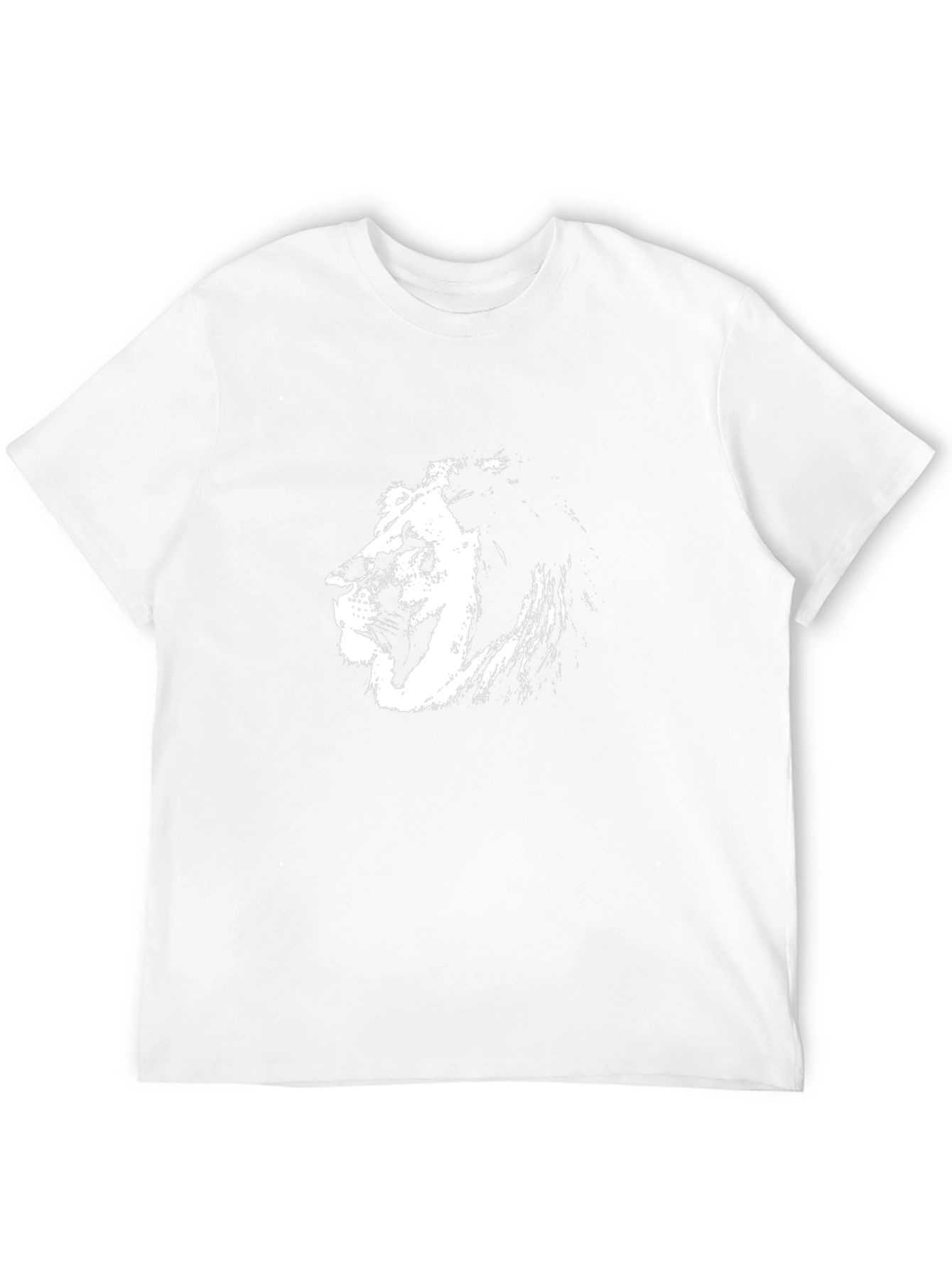 Lion Graphic Black T-Shirt - Bold Statement Tee