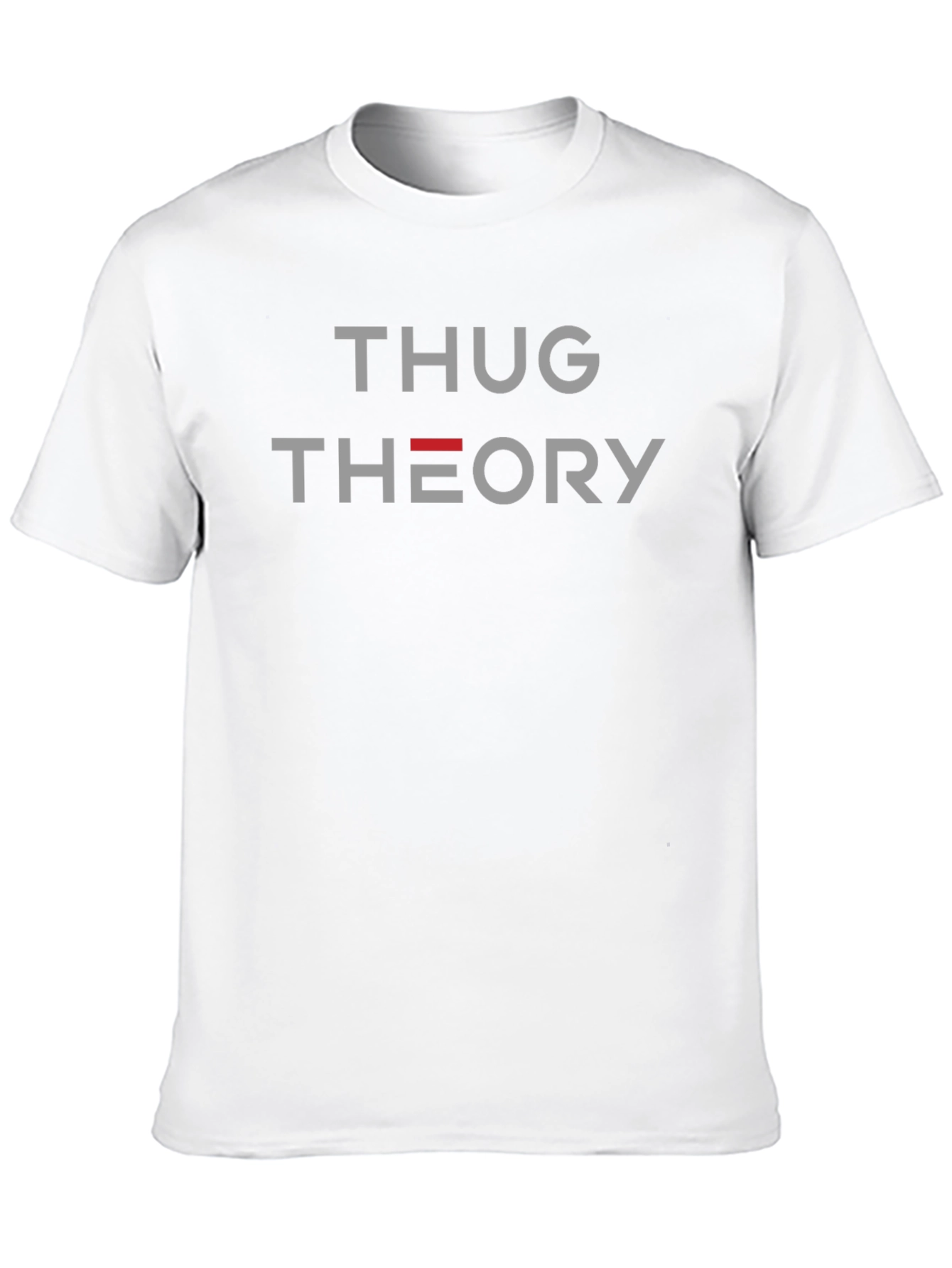 Thug Theory Graphic Print Black T-Shirt