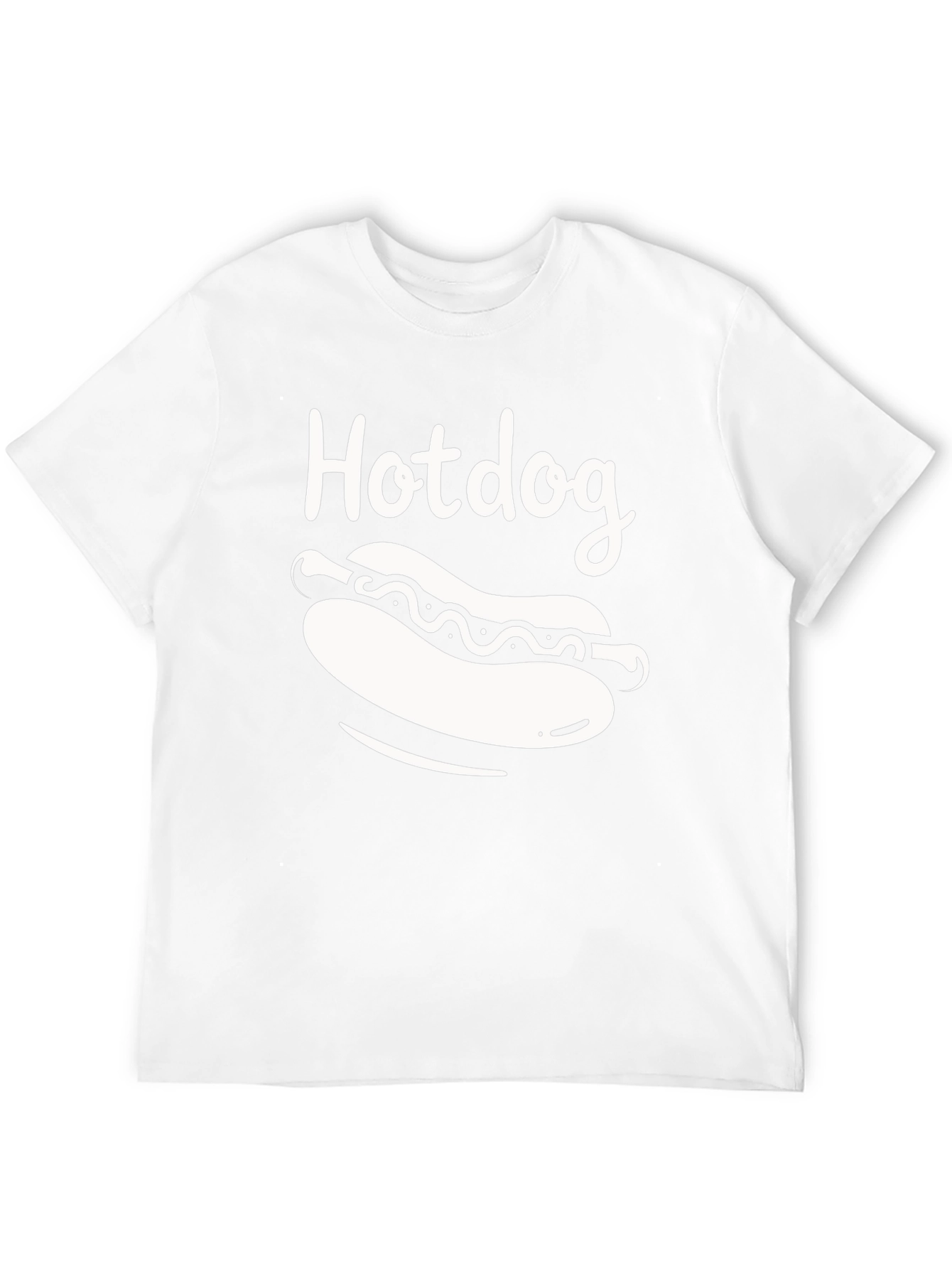 Funny Hotdog T-Shirt - Casual Graphic Tee