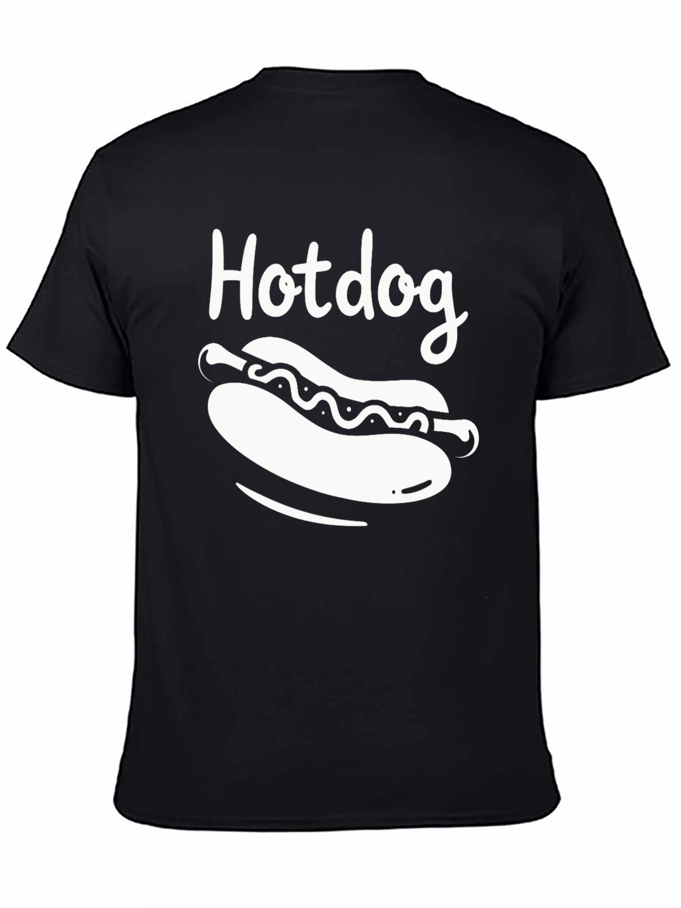 Funny Hotdog T-Shirt - Casual Graphic Tee