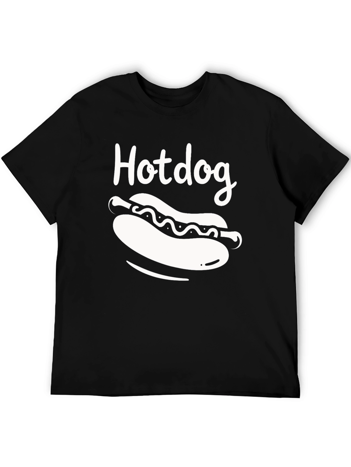 Funny Hotdog T-Shirt - Casual Graphic Tee