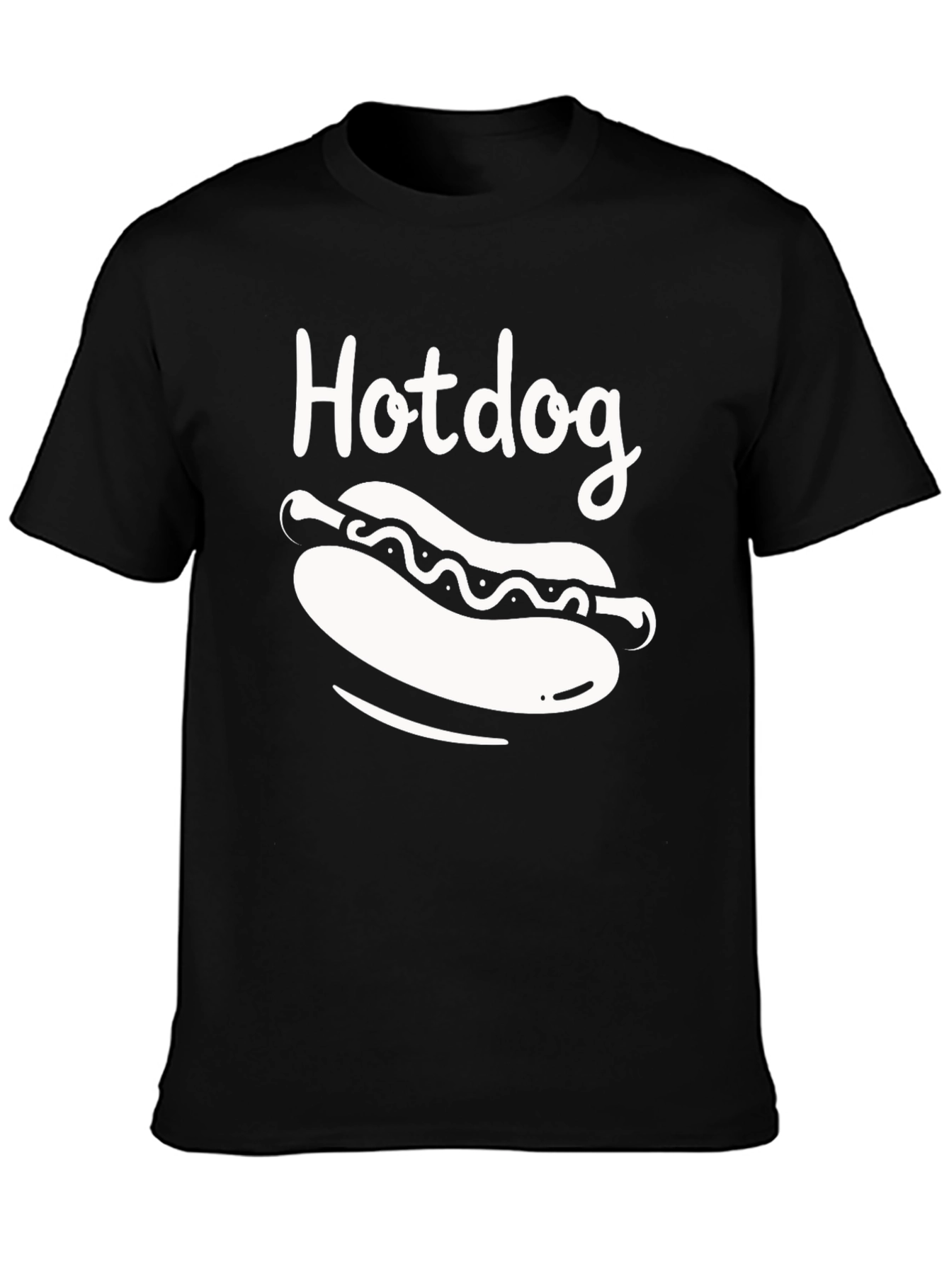 Funny Hotdog T-Shirt - Casual Graphic Tee