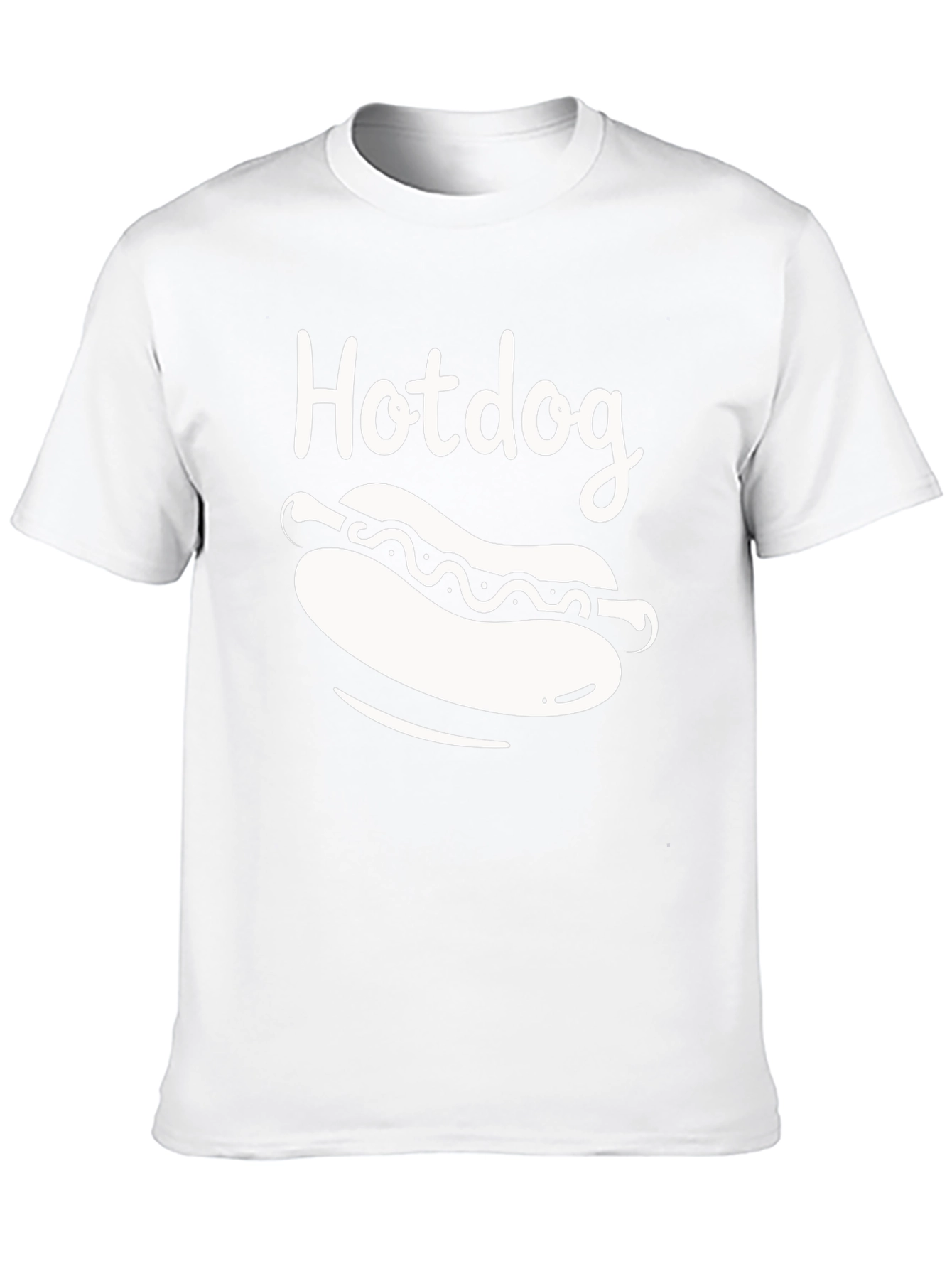 Funny Hotdog T-Shirt - Casual Graphic Tee