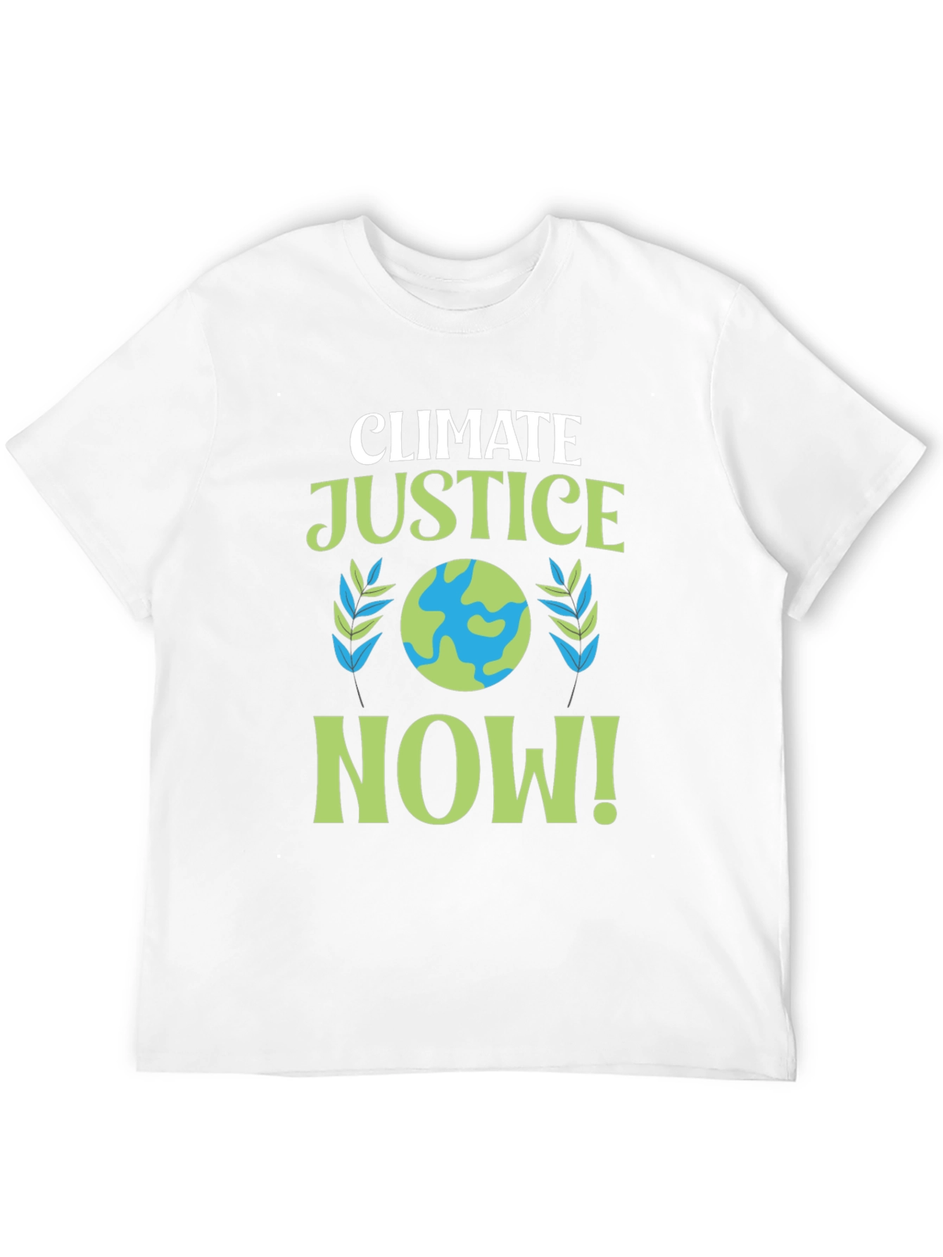 Climate Justice Now! Earth Graphic T-Shirt
