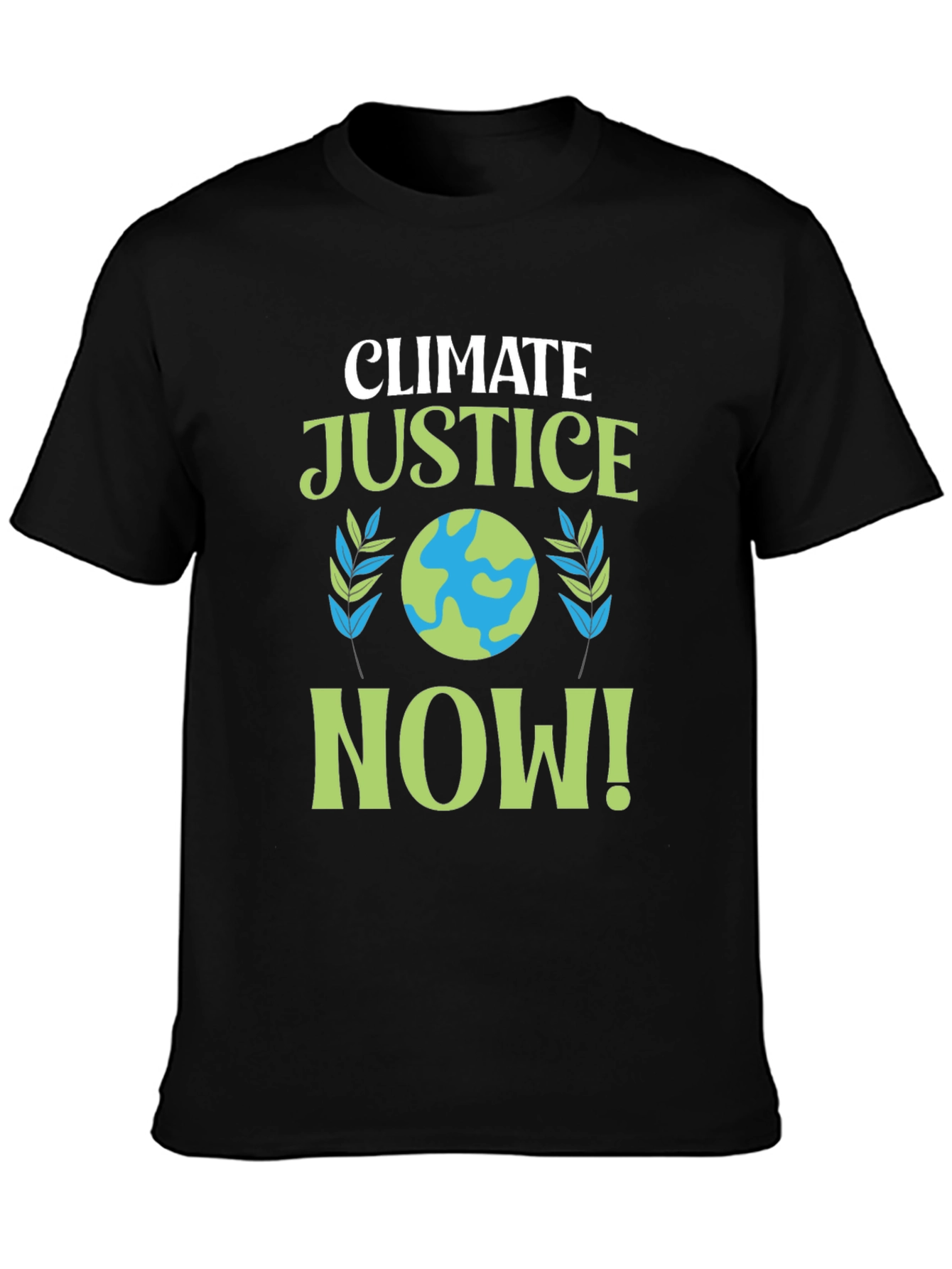 Climate Justice Now! Earth Graphic T-Shirt