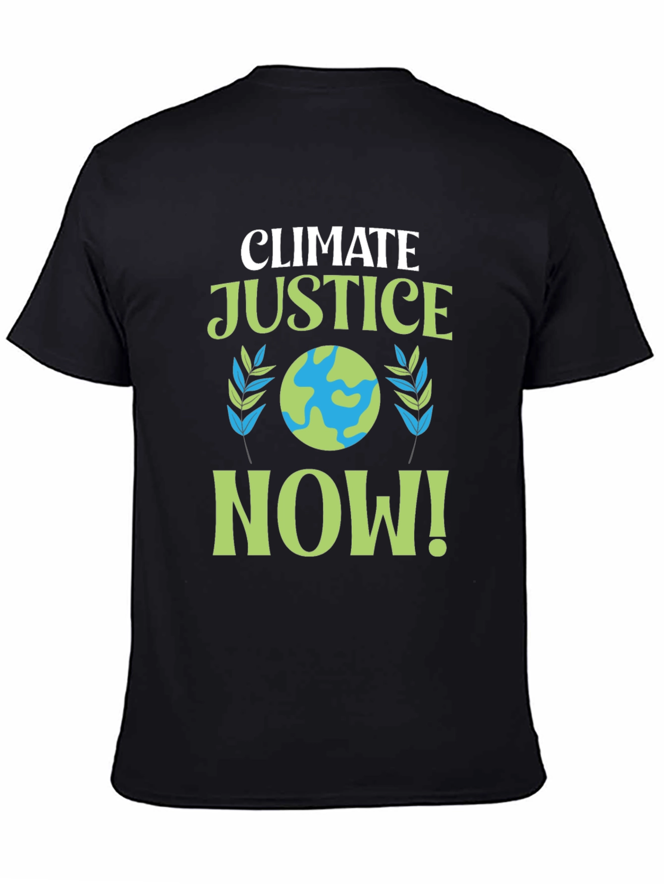 Climate Justice Now! Earth Graphic T-Shirt