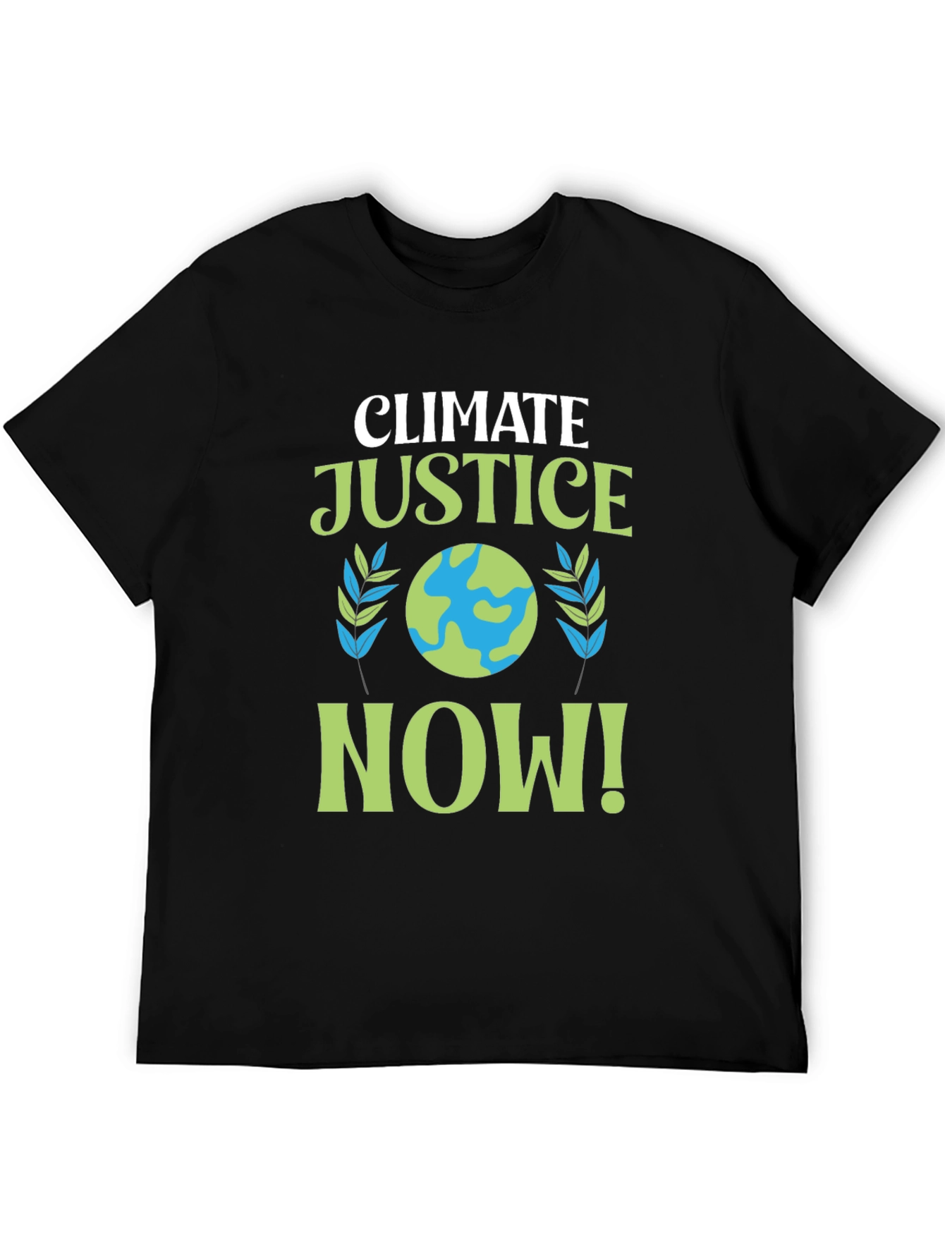 Climate Justice Now! Earth Graphic T-Shirt