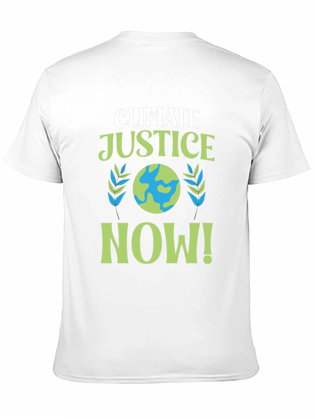 Climate Justice Now! Earth Graphic T-Shirt