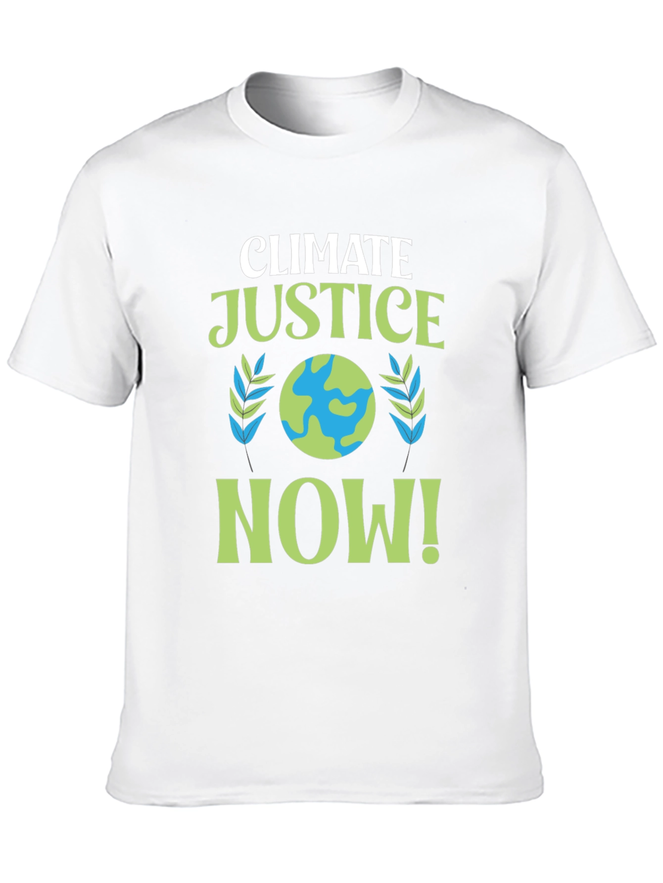 Climate Justice Now! Earth Graphic T-Shirt