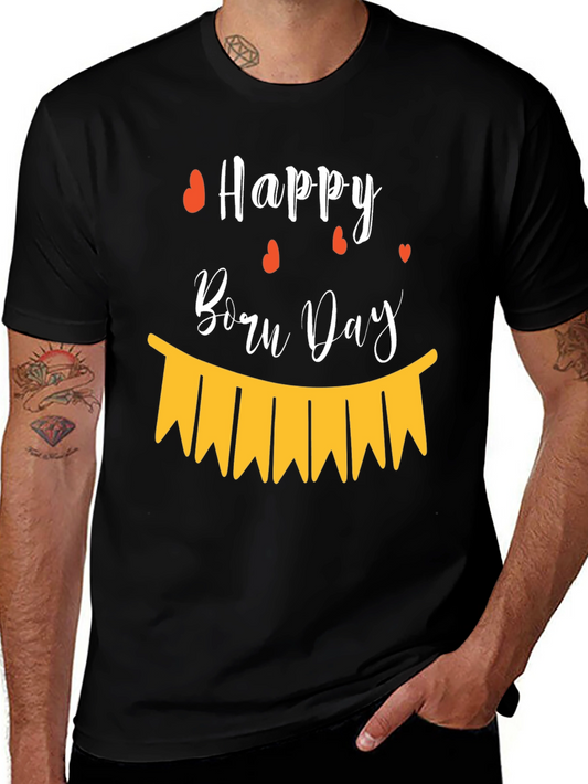 Happy Born Day Tee - Stylish Celebration Shirt