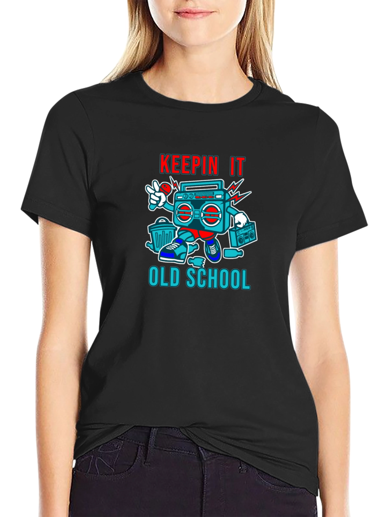 Keepin It Old School Graphic T-Shirt