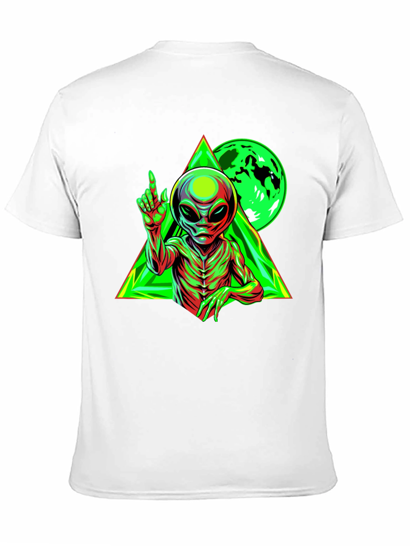 Alien Graphic Black T-Shirt