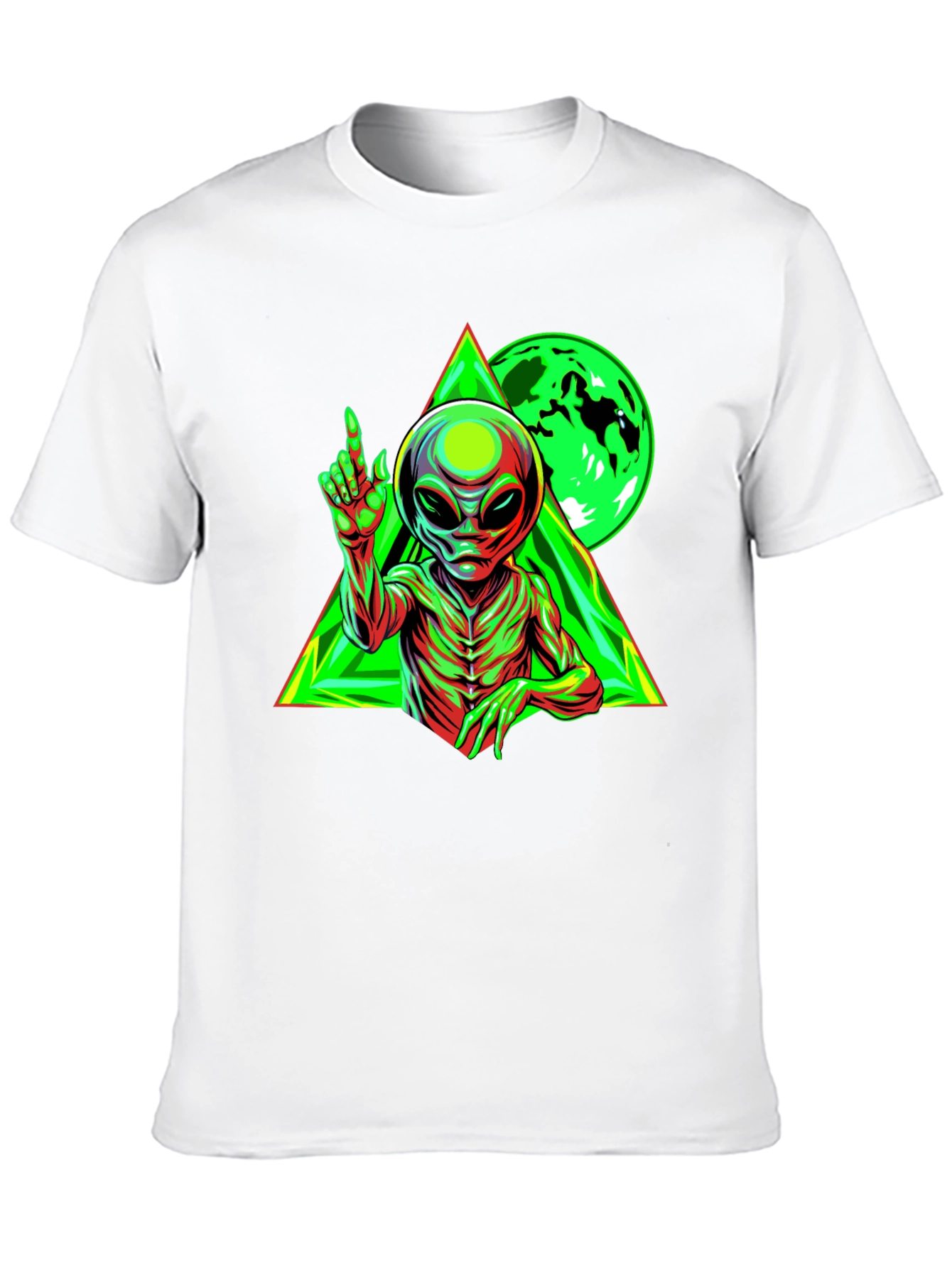 Alien Graphic Black T-Shirt